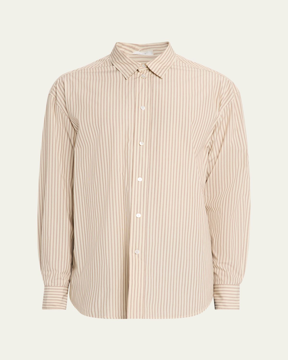 THE ROW Men's Granada Cotton Pinstripe Sport Shirt