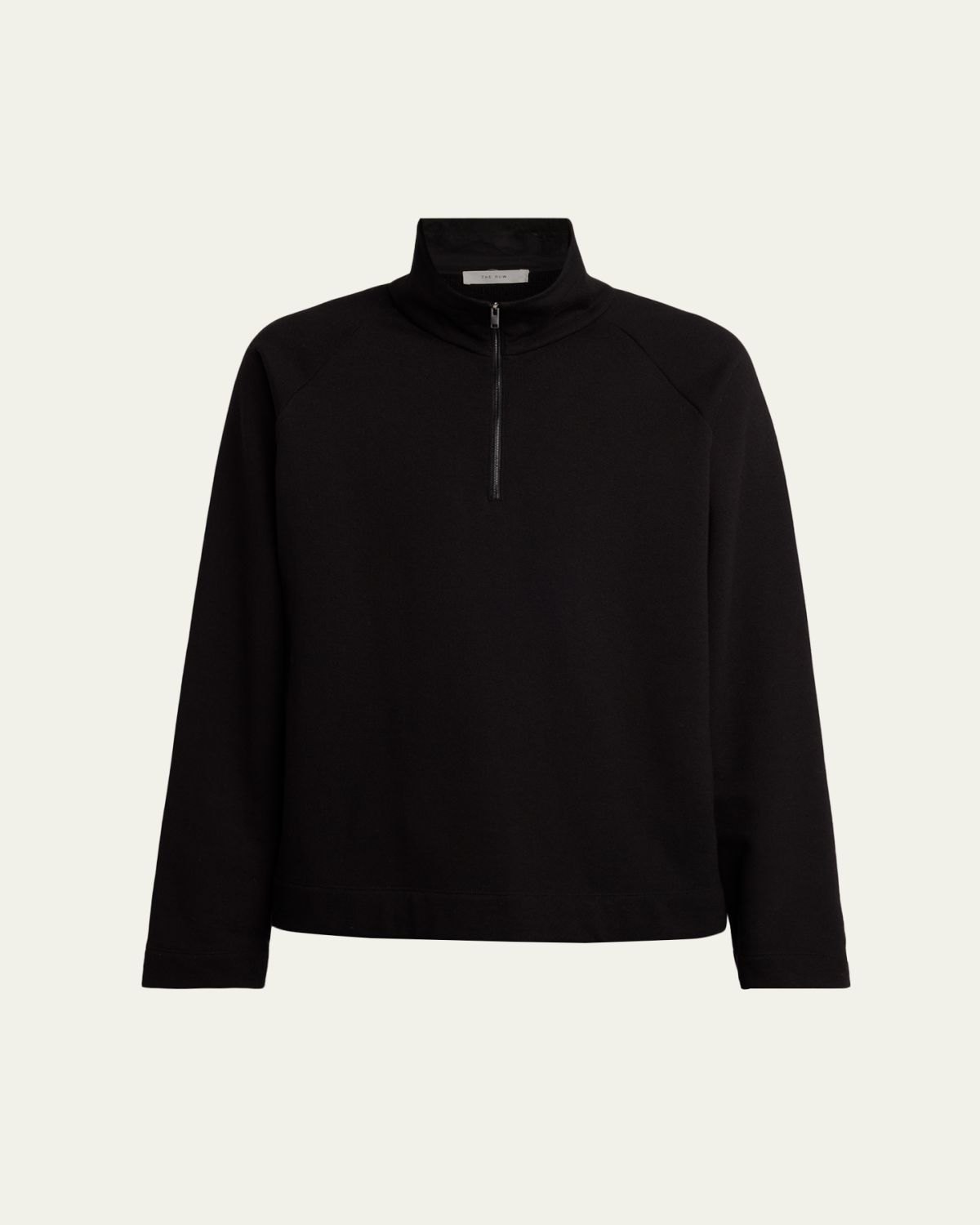 THE ROW Men 's Gallagher Cotton and Cashmere Funnel-Neck Sweater