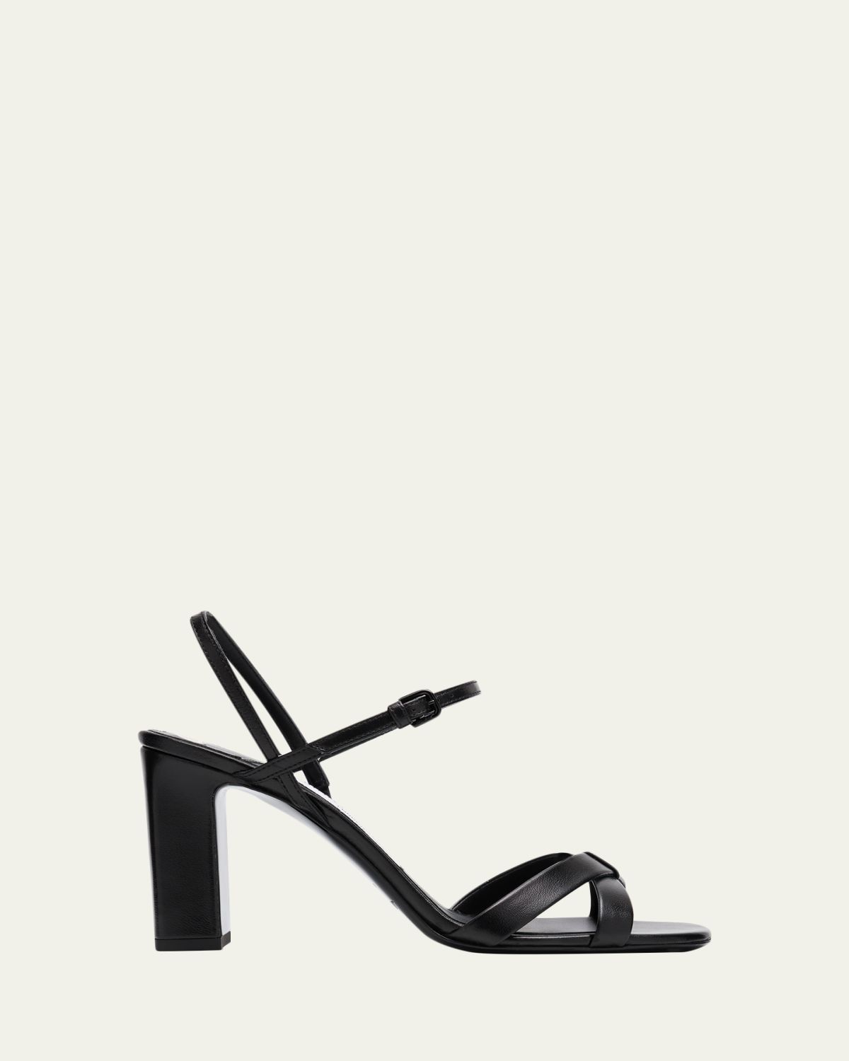 Jimmy Choo 85mm Elsy Leather Block-Heel Sandals