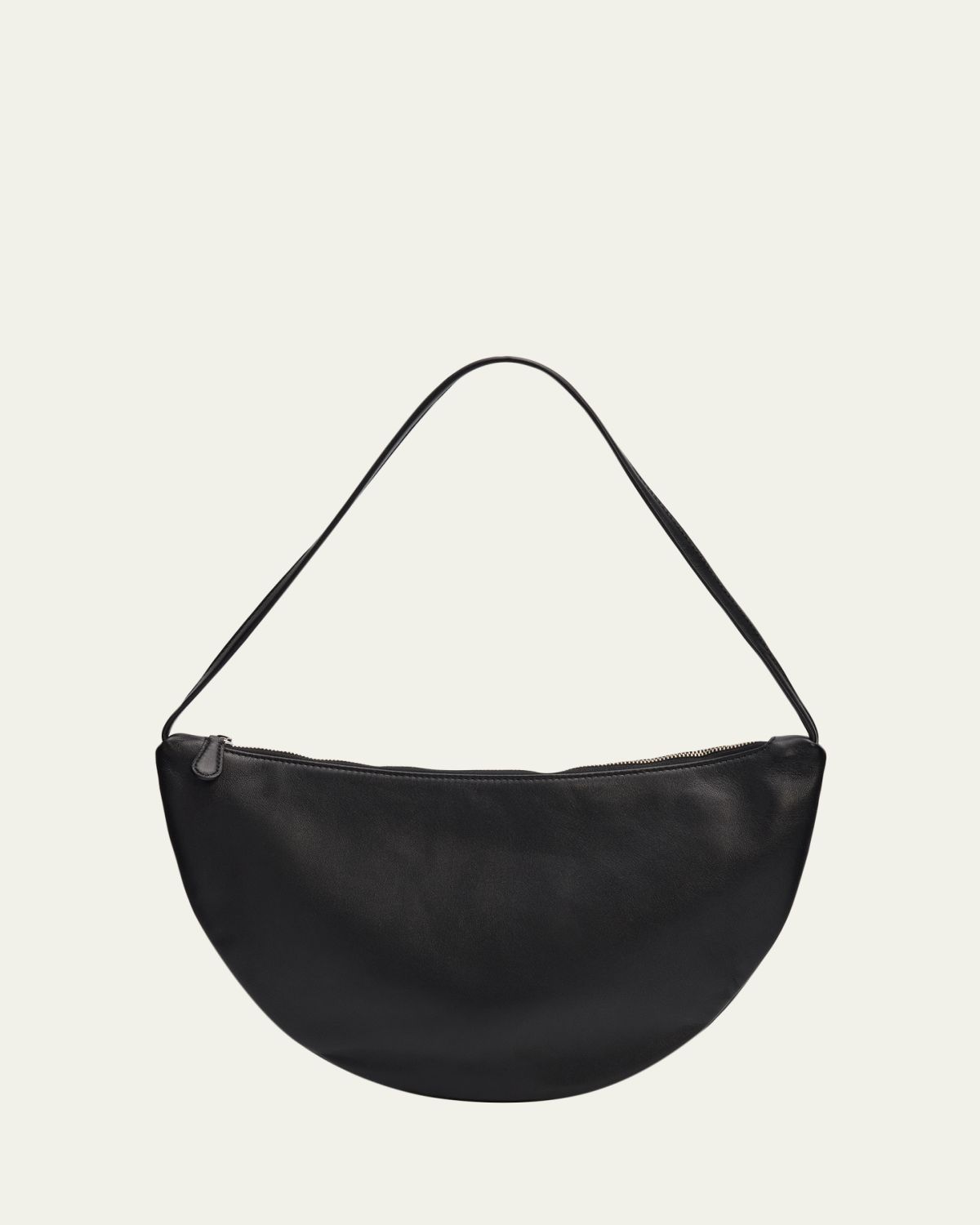 THE ROW Izzy Small Crescent Shoulder Bag in Leather | Thumbnail 6 THE ROW Izzy Small Crescent Shoulder Bag in Leather | Thumbnail 6