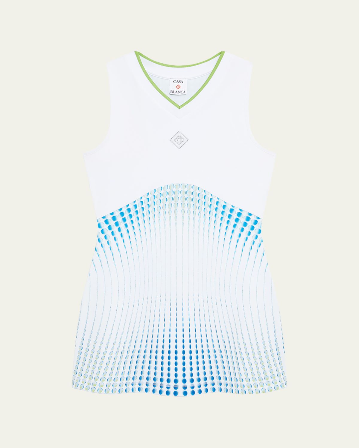 CASABLANCA Ombre Dot-Print Tennis Mini Dress