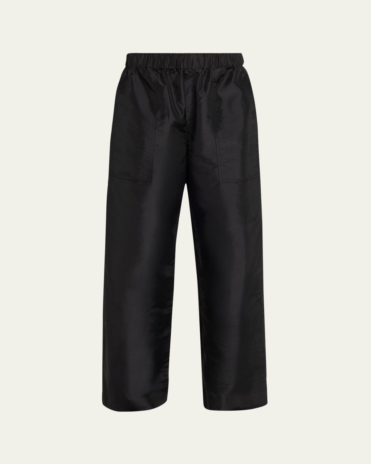SIMKHAI Arden Taffeta Pull-On Pants