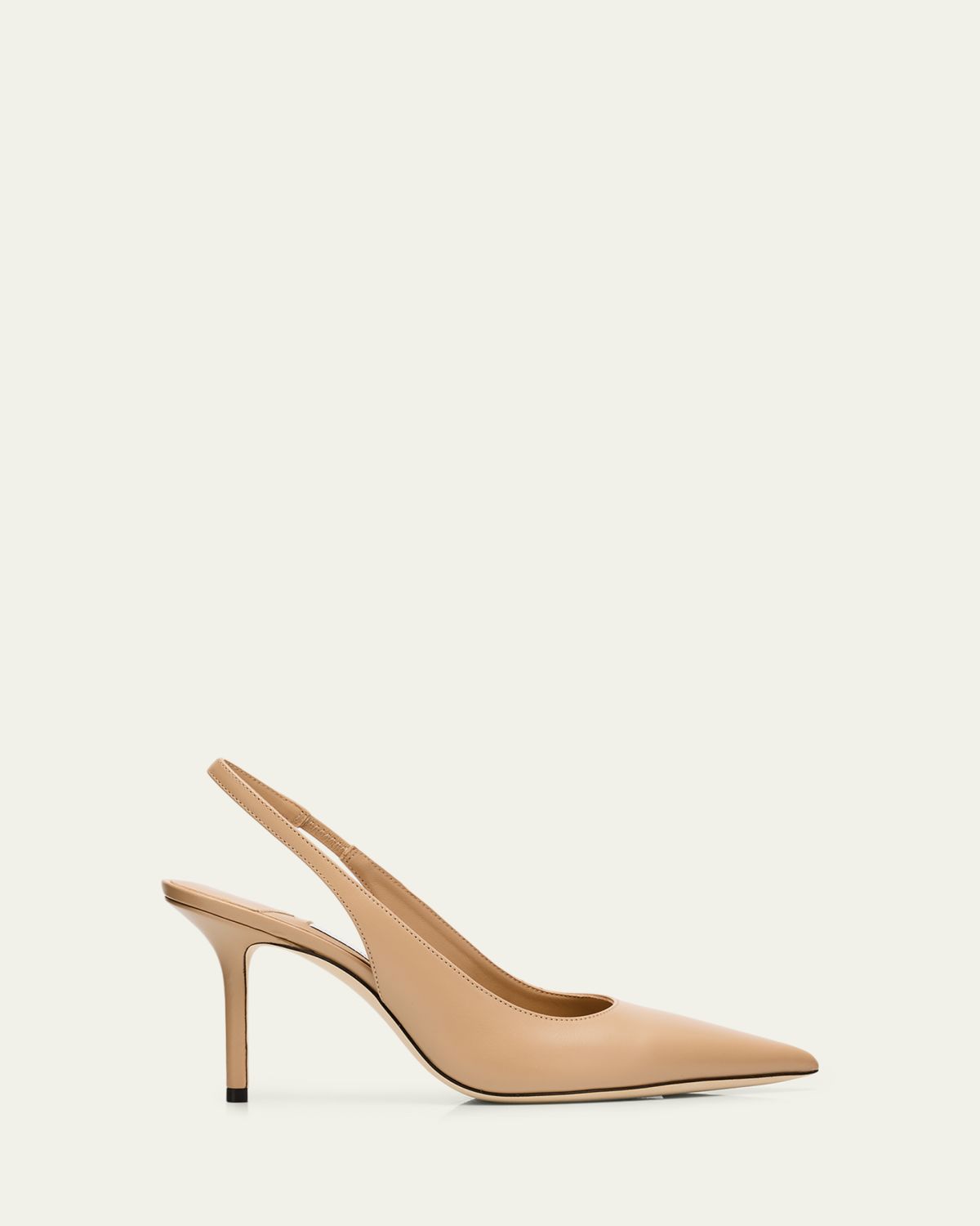 Jimmy Choo 85mm Love Leather Slingback Pumps