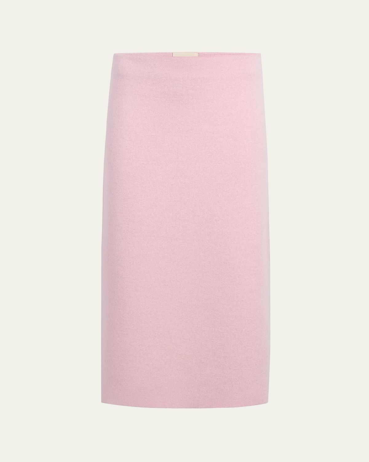 Khaite Patri Wool Knit Midi Skirt