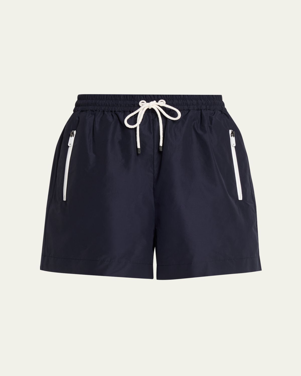 Brunello Cucinelli Techno Cotton Pull-On Shorts