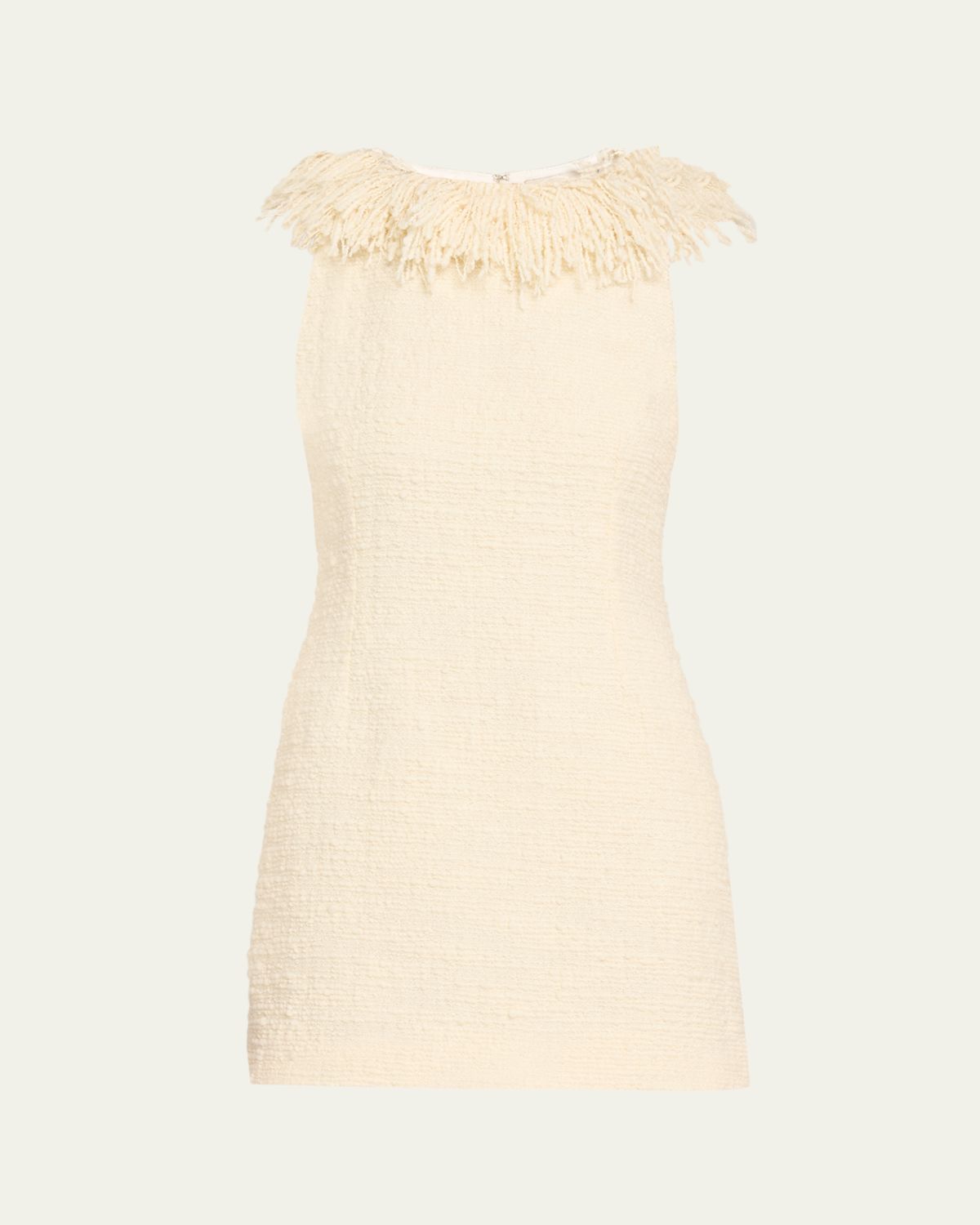 Liberowe Soho Fringed Boucle Mini Dress