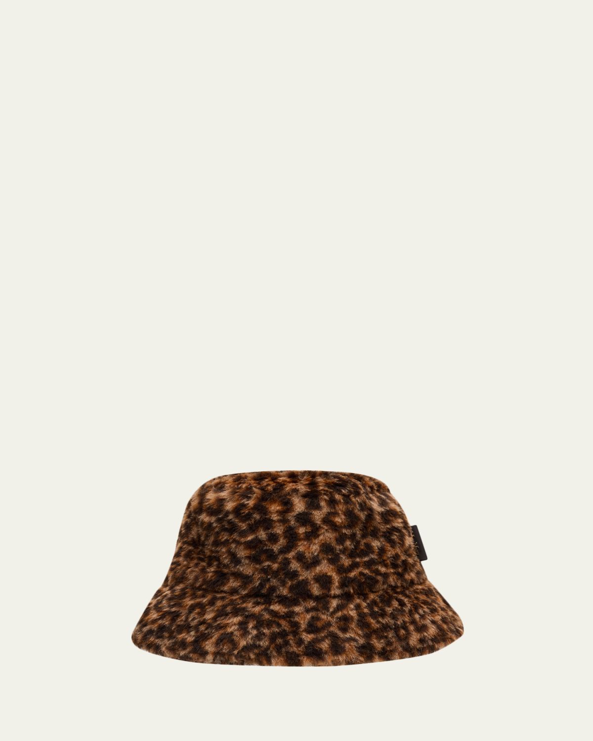 Max Mara Alpaca and Wool Leopard Jacquard Bucket Hat
