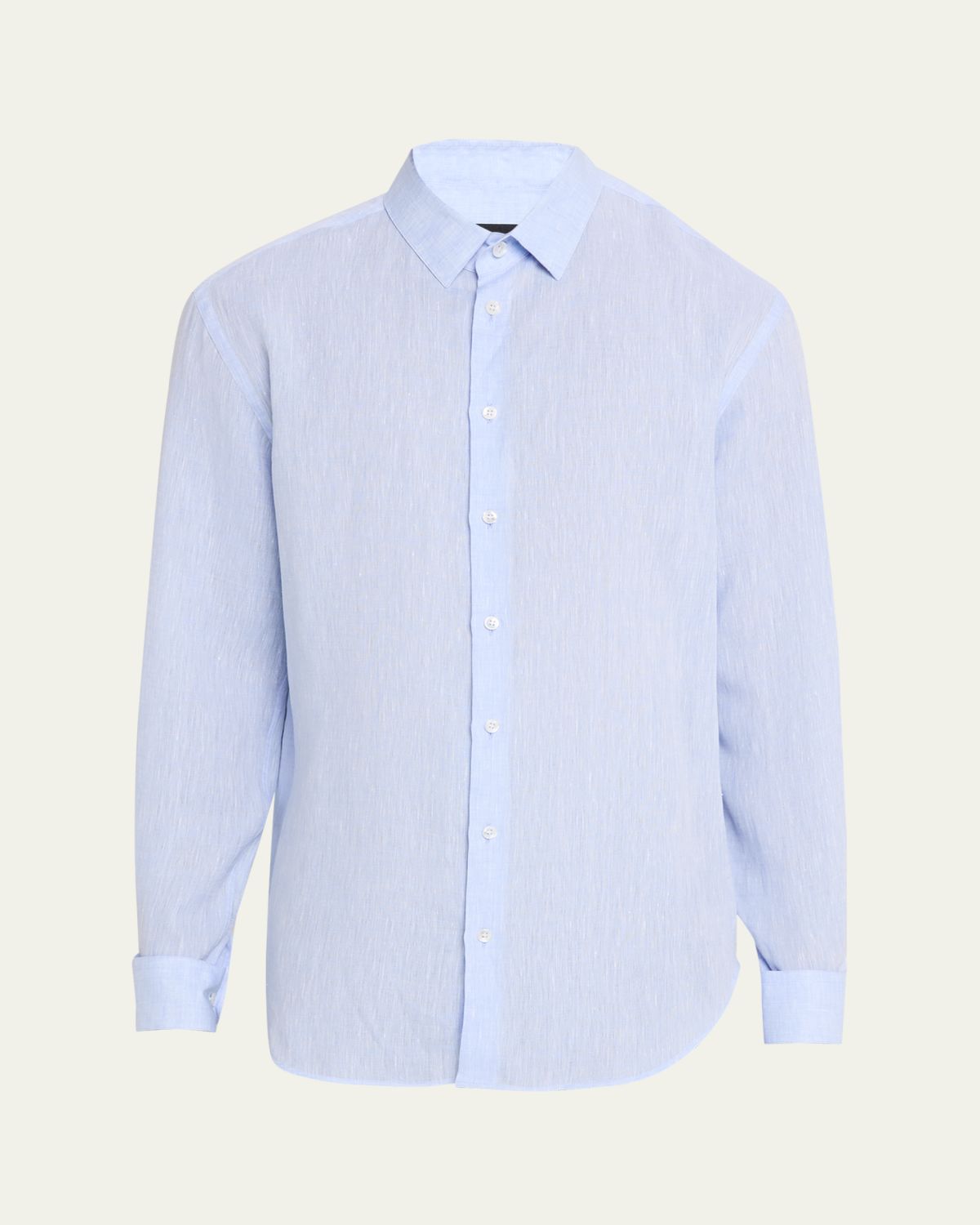 Giorgio Armani Men's Classic-Fit Linen Sport Shirt