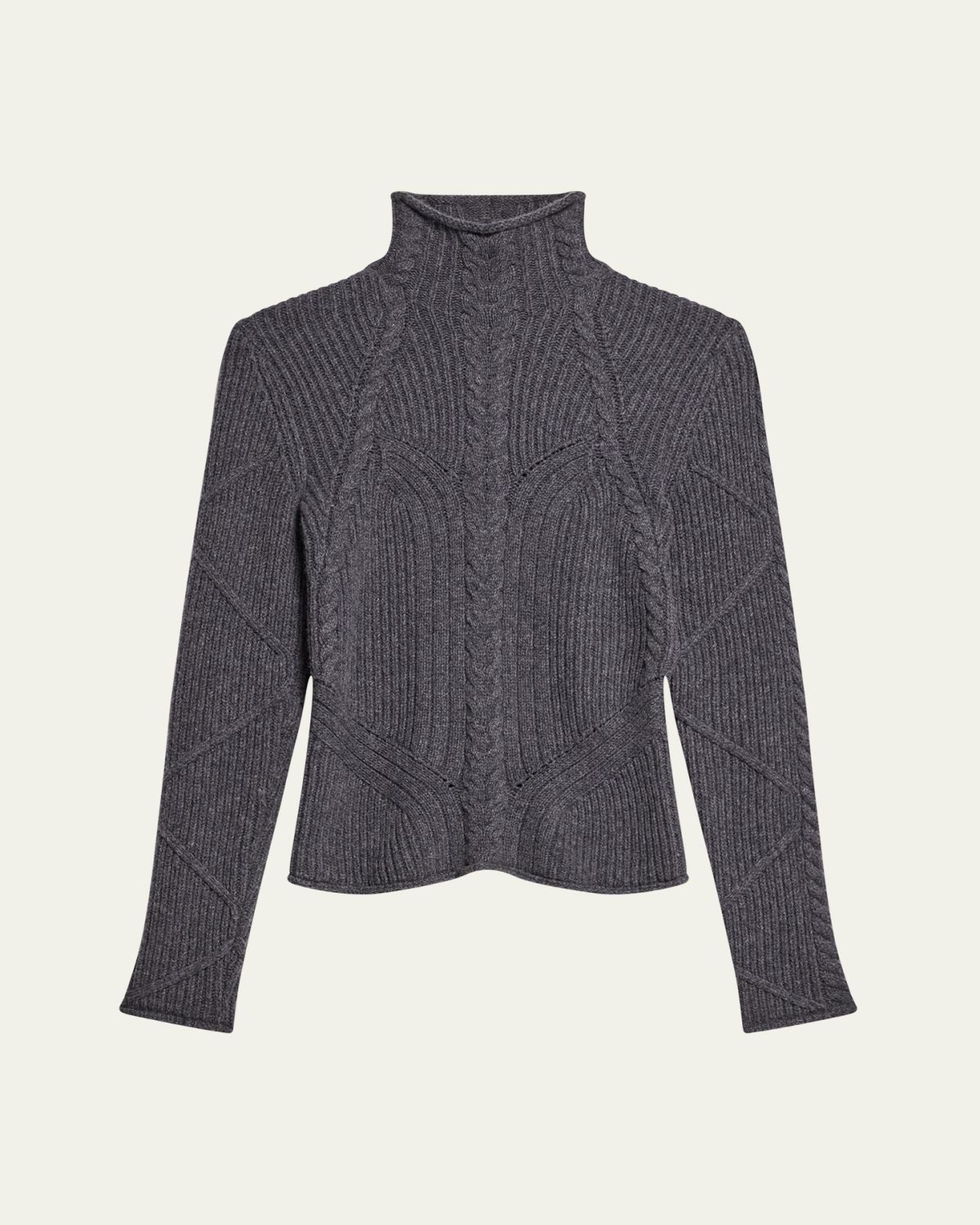 Helmut Lang Cable Turtleneck Sweater