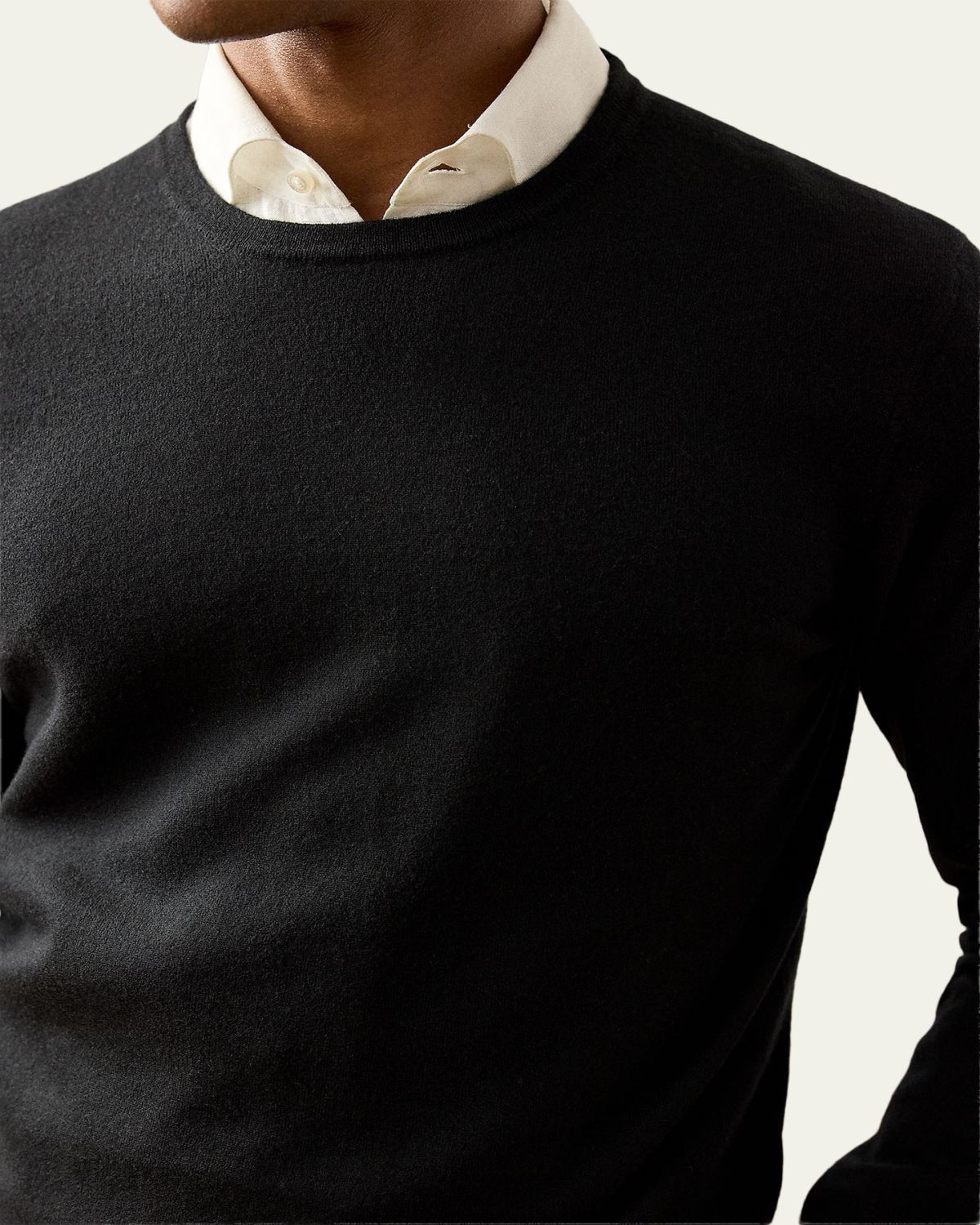 Ralph Lauren Purple Label Men's 18GG Cashmere Crewneck Sweater | Thumbnail 5