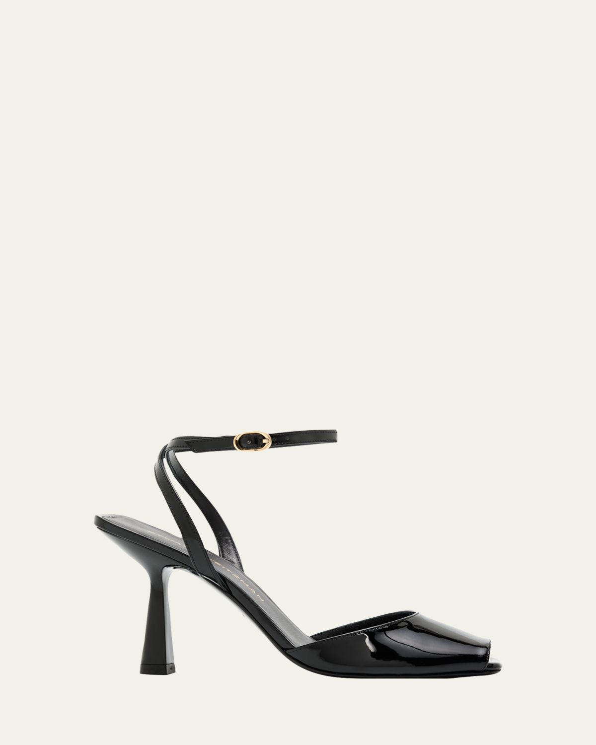Stuart Weitzman 85mm Val Patent Leather Sandals