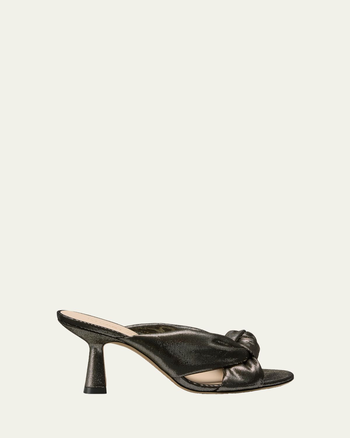 Stuart Weitzman 75mm Soplaya Leather Noir Mule Sandals | Thumbnail 5 Stuart Weitzman 75mm Soplaya Leather Noir Mule Sandals | Thumbnail 5