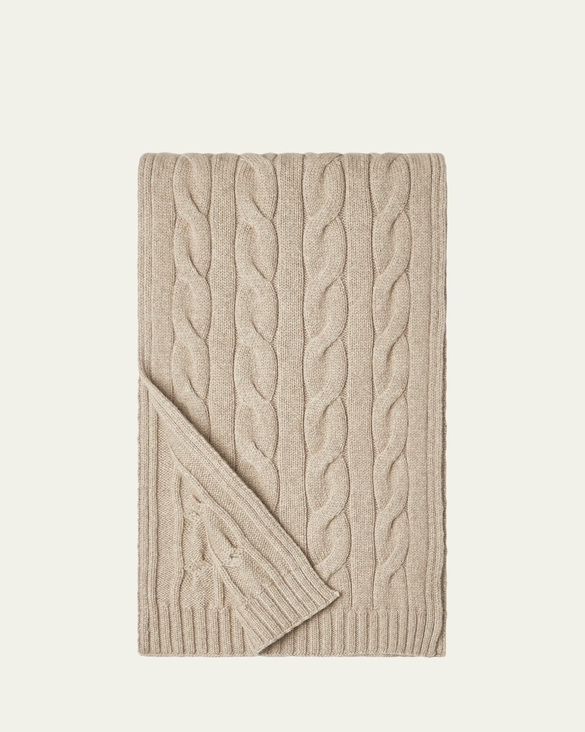 Loro Piana Napier Baby Cashmere Coarsehair Scarf