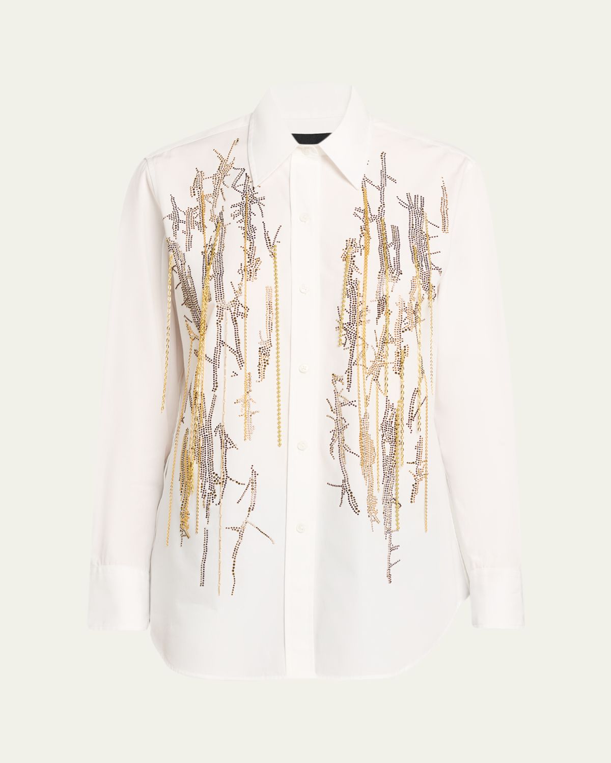 Libertine Unchained Melody Embroidered Button-Front Shirt