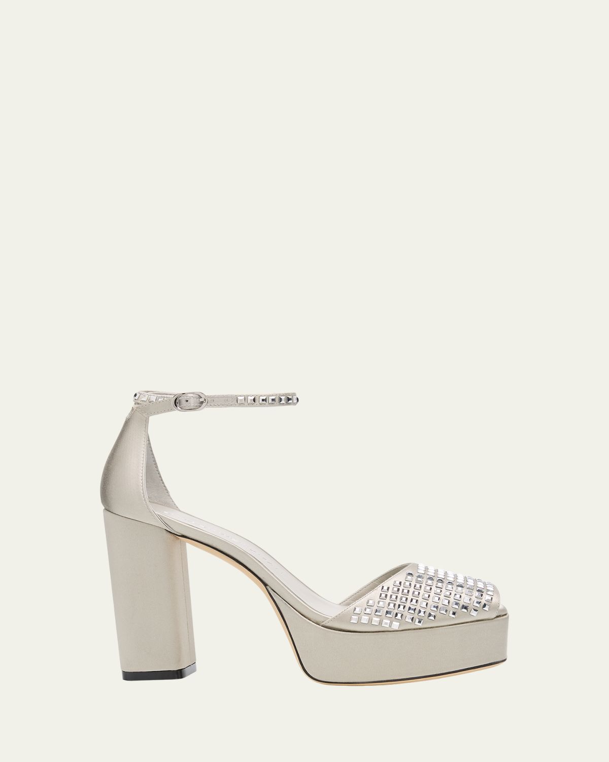 Stuart Weitzman 110mm Sabrina Embellished Satin Platform Sandals | Thumbnail 4 Stuart Weitzman 110mm Sabrina Embellished Satin Platform Sandals | Thumbnail 4