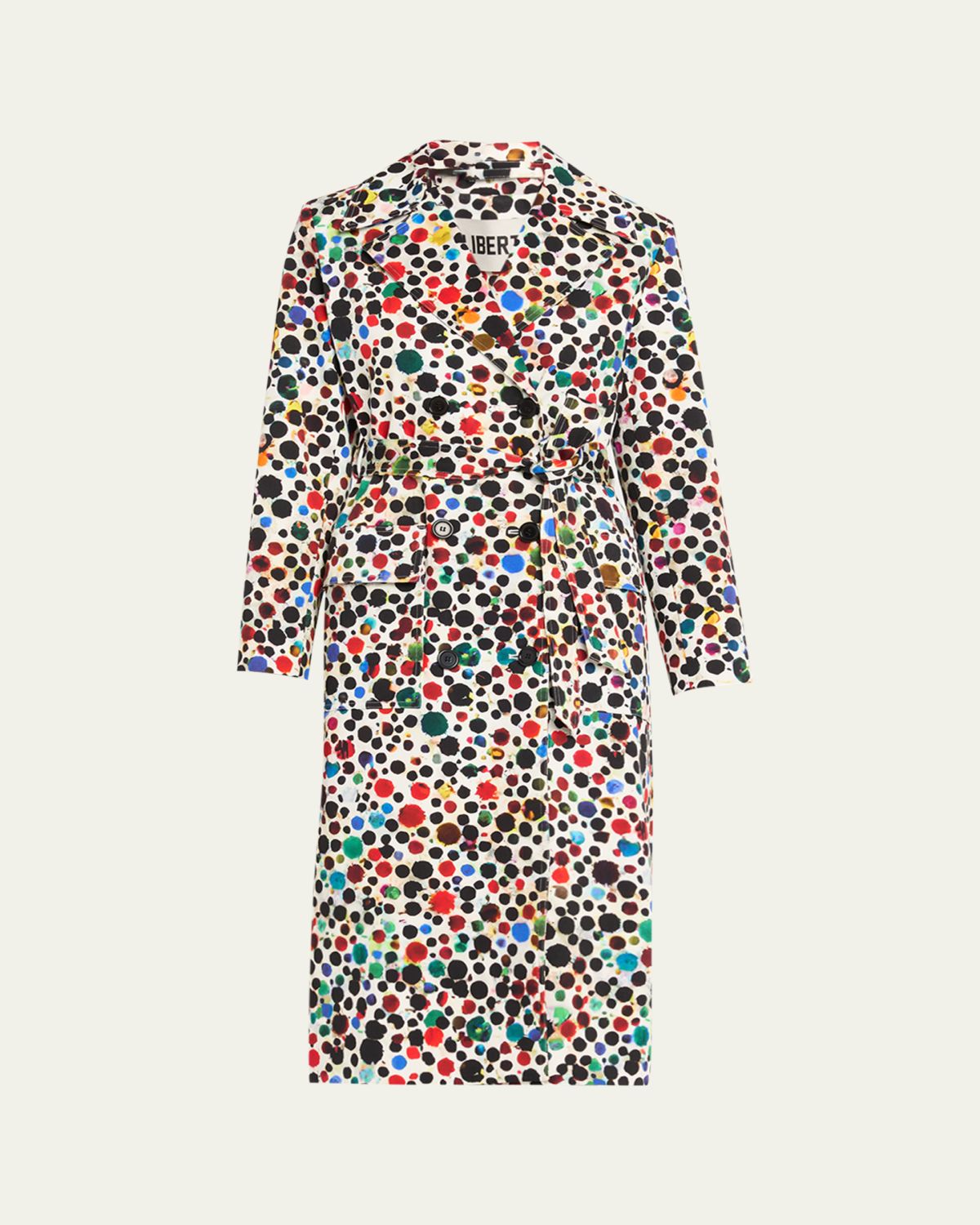 Libertine Orpheus Spotted Belted Long Trench Coat