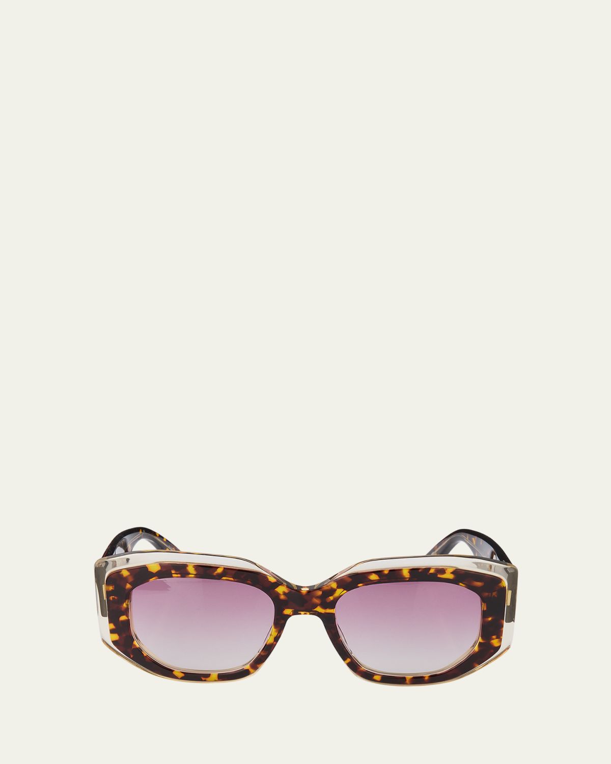 Barton Perreira Crescendo 50.5mm Square Acetate Sunglasses