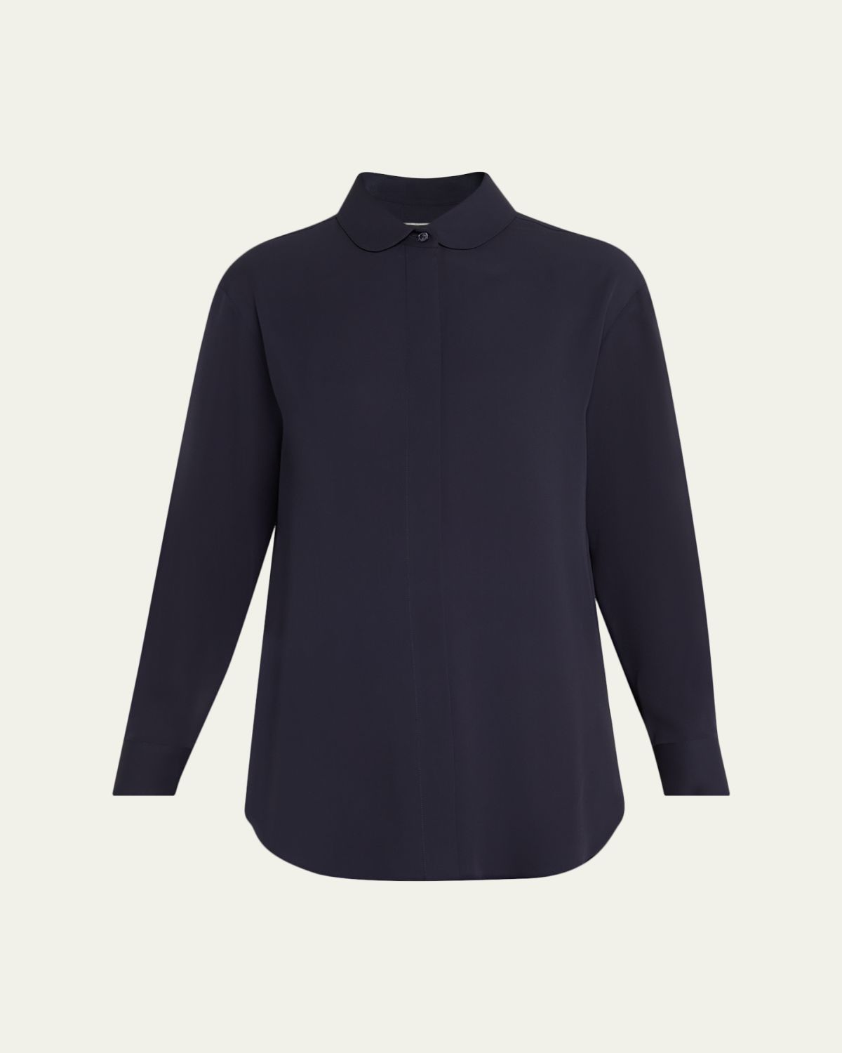Giorgio Armani Silk Long-Sleeve Button-Down Shirt | Thumbnail 6 Giorgio Armani Silk Long-Sleeve Button-Down Shirt | Thumbnail 6