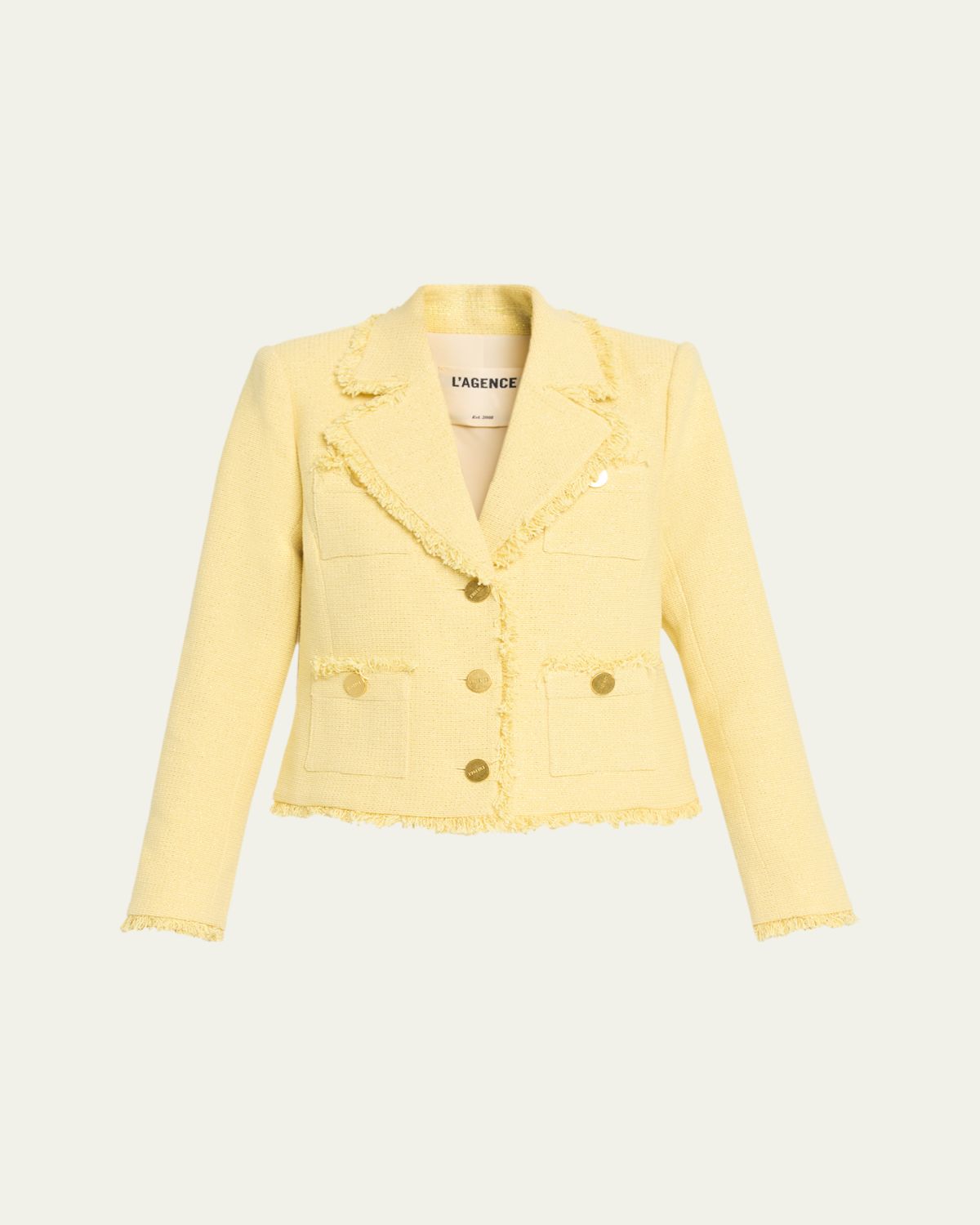 L'Agence Sylvia Tweed Jacket