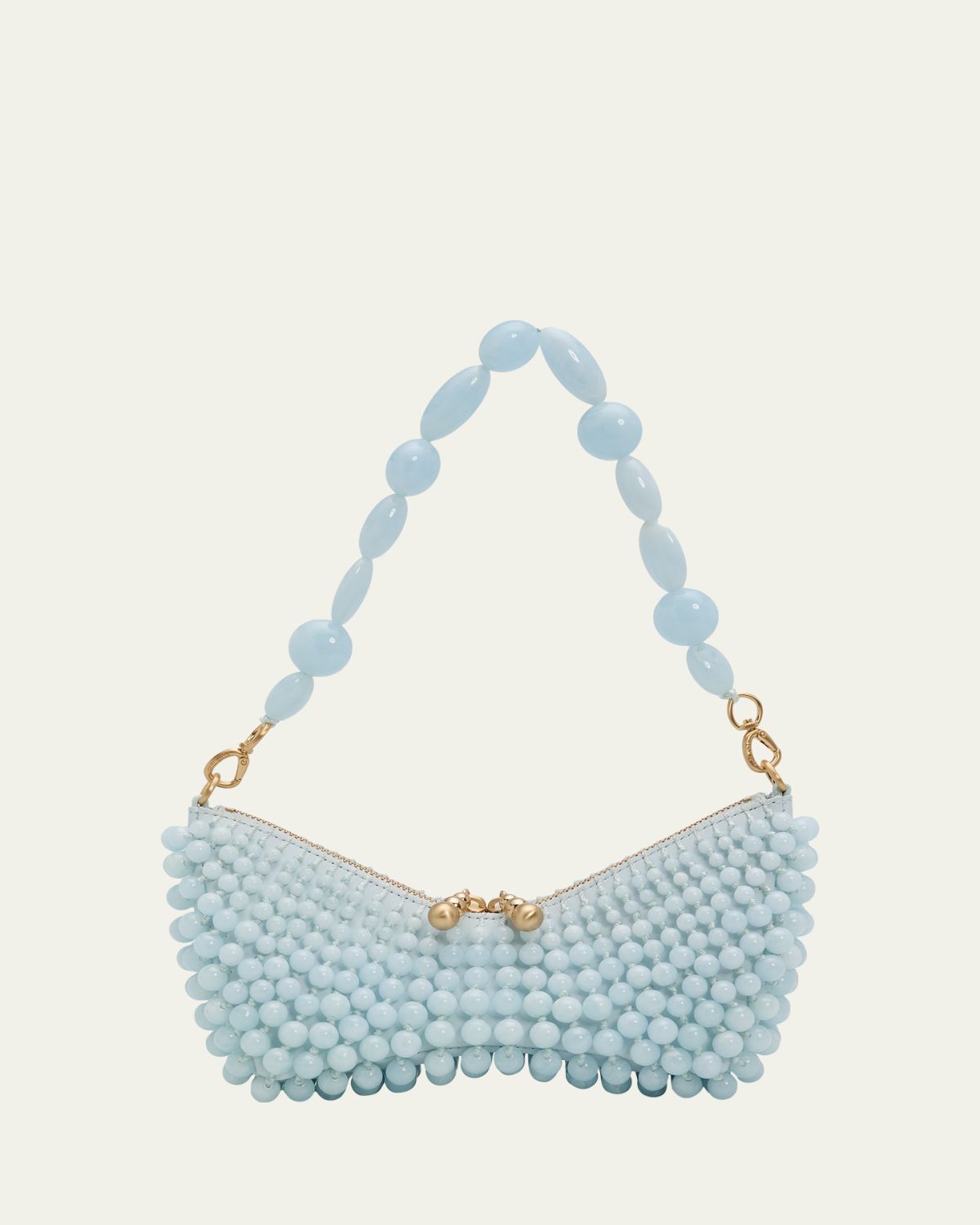Cult Gaia Mercier Beaded Shoulder Bag