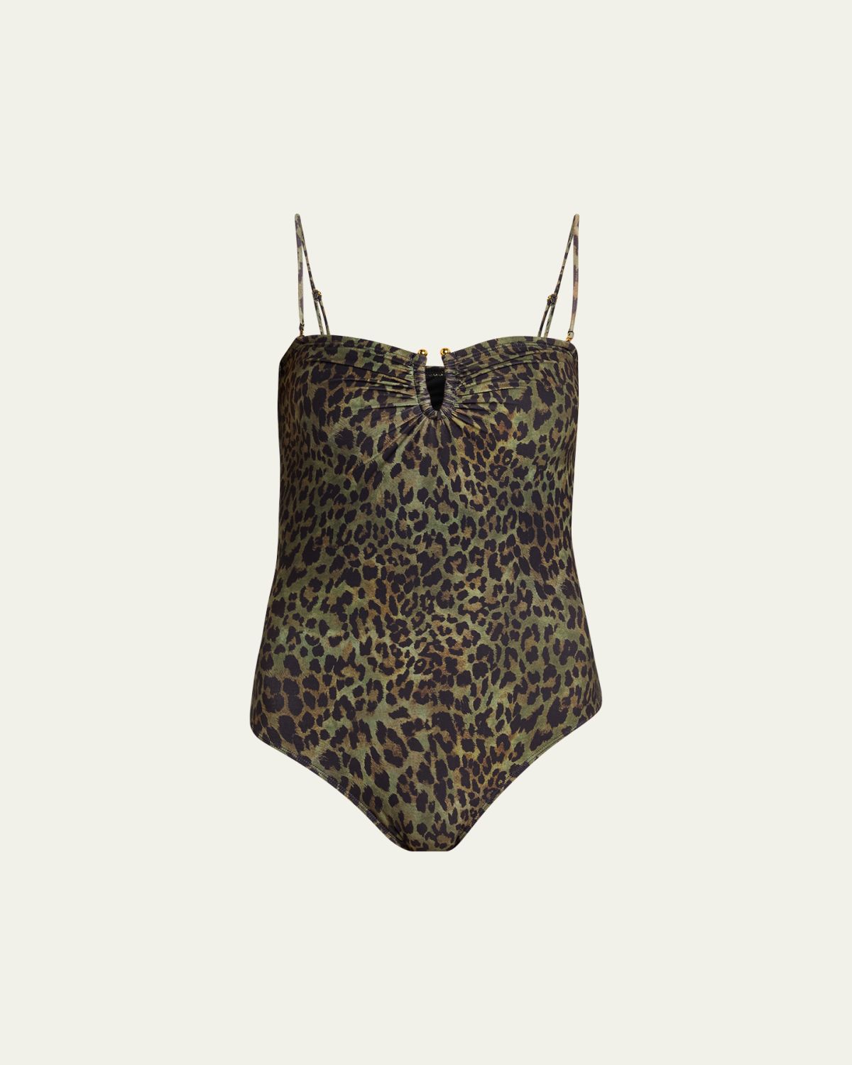 Nili Lotan Leopard One-Piece Swimsuit