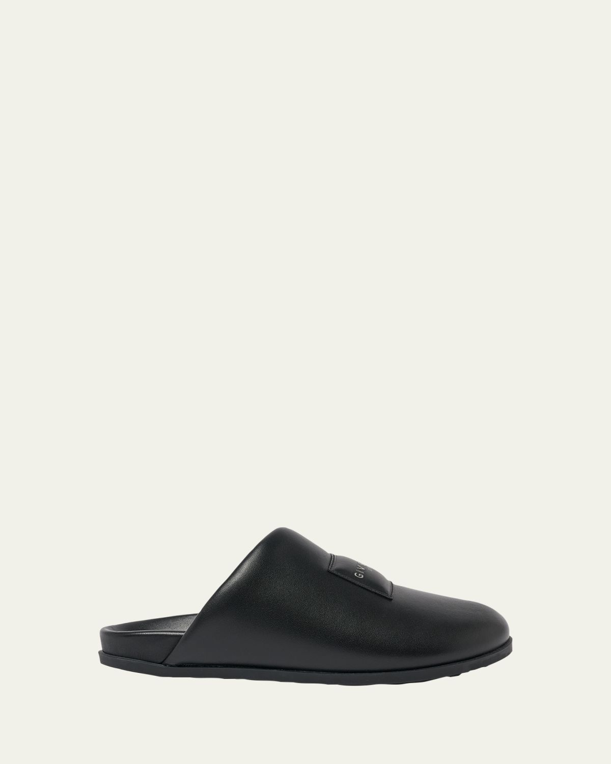Givenchy Leather Logo Label Mules