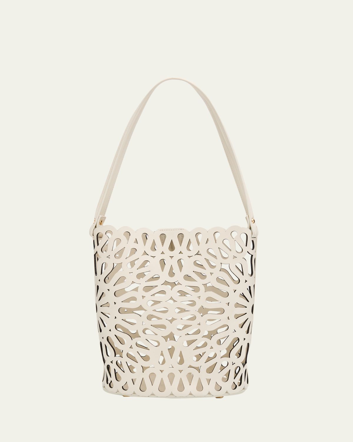 SIMKHAI McCall Laser Cutout Leather Shoulder Bag