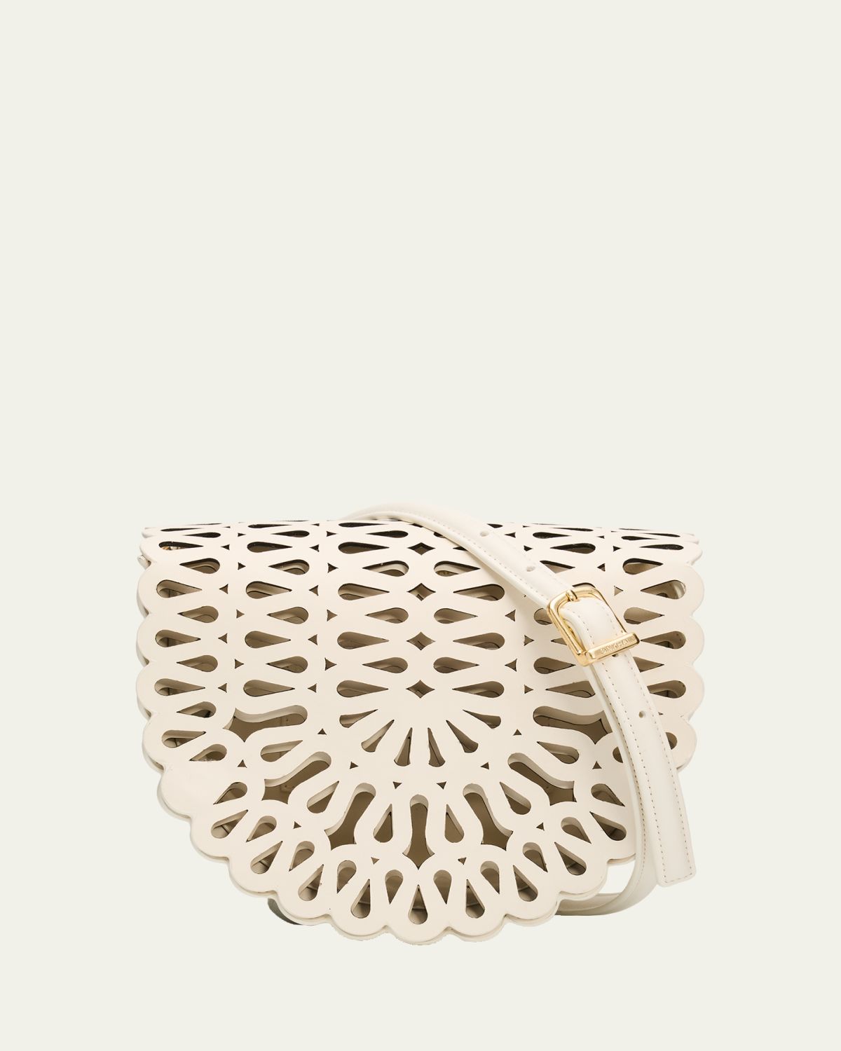 SIMKHAI McCall Laser Cutout Leather Crossbody Bag