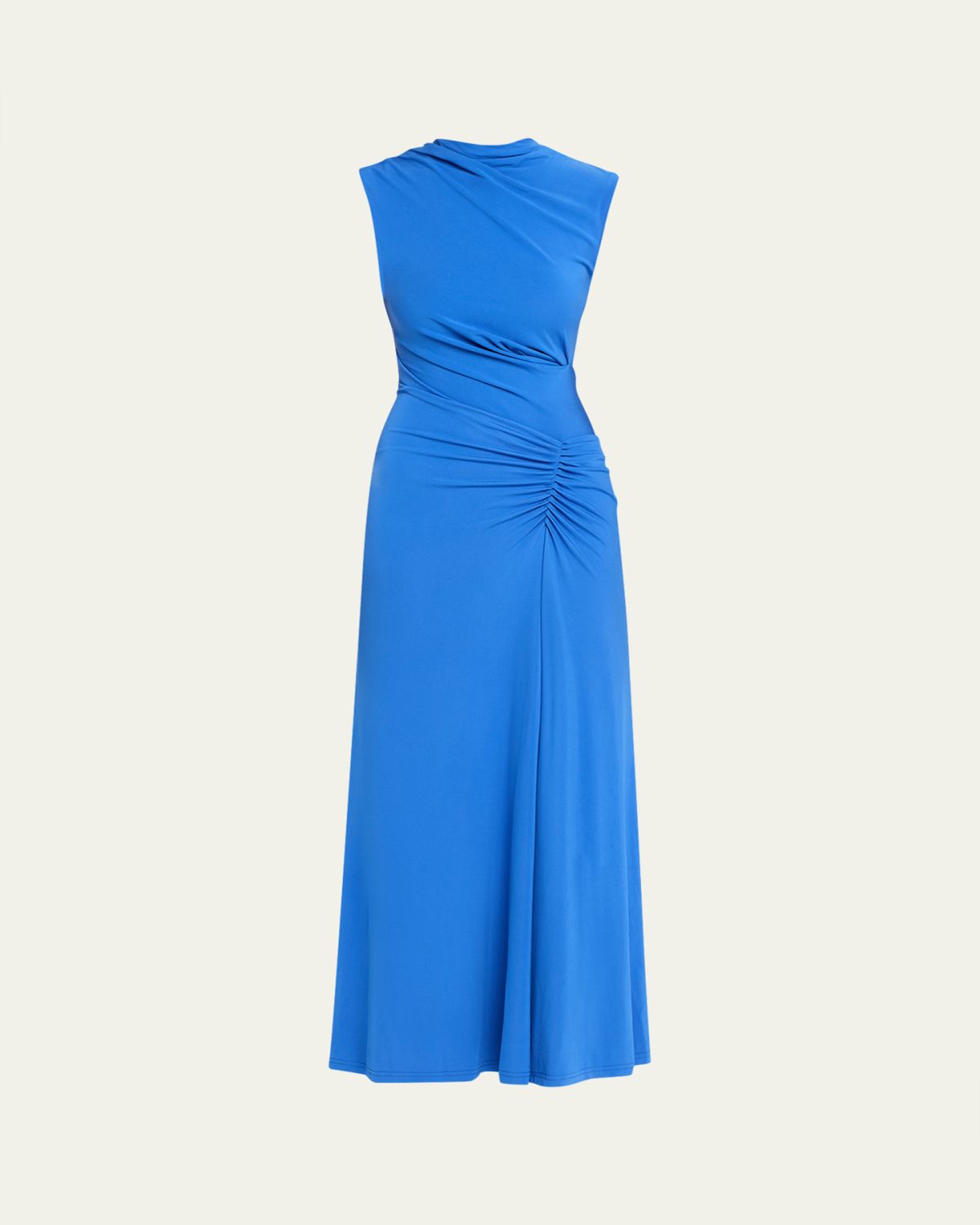 SIMKHAI Acacia Sleeveless Ruched Dress