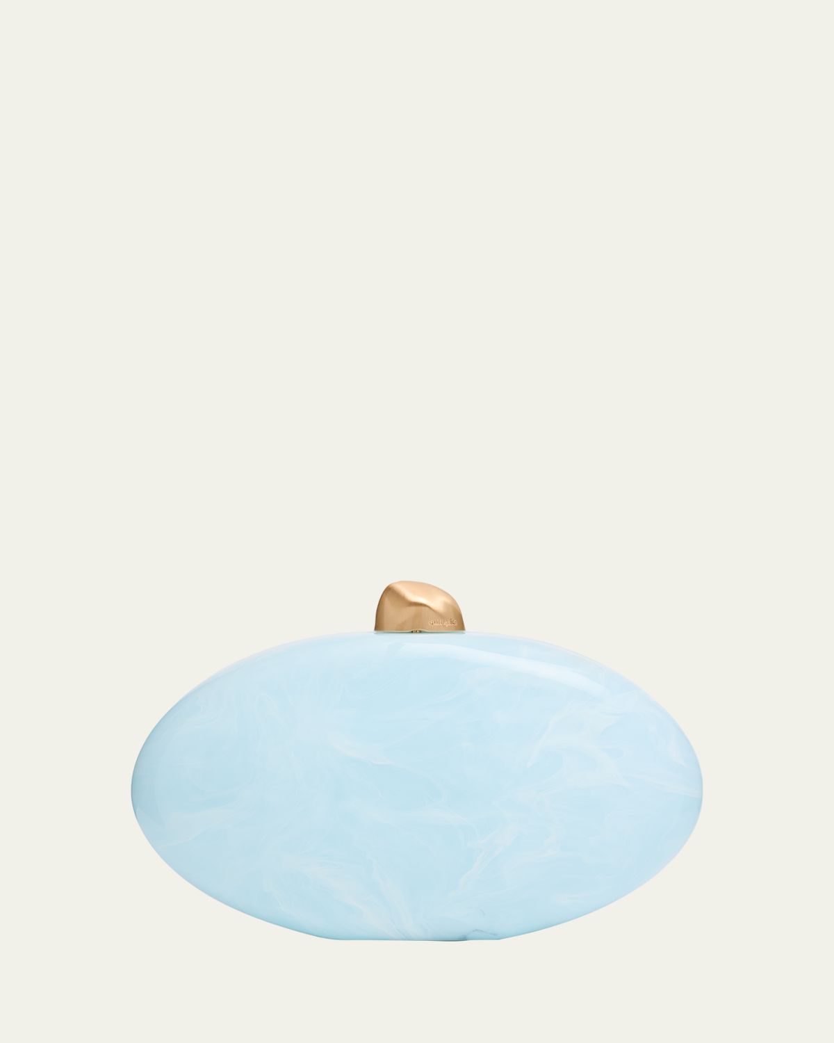 Cult Gaia Eviana Marbled Acrylic Clutch Bag