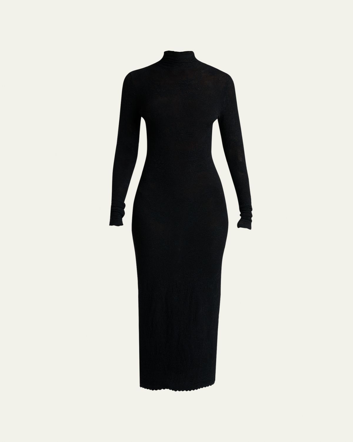 Givenchy Fitted Open Back Floral Knit Dress