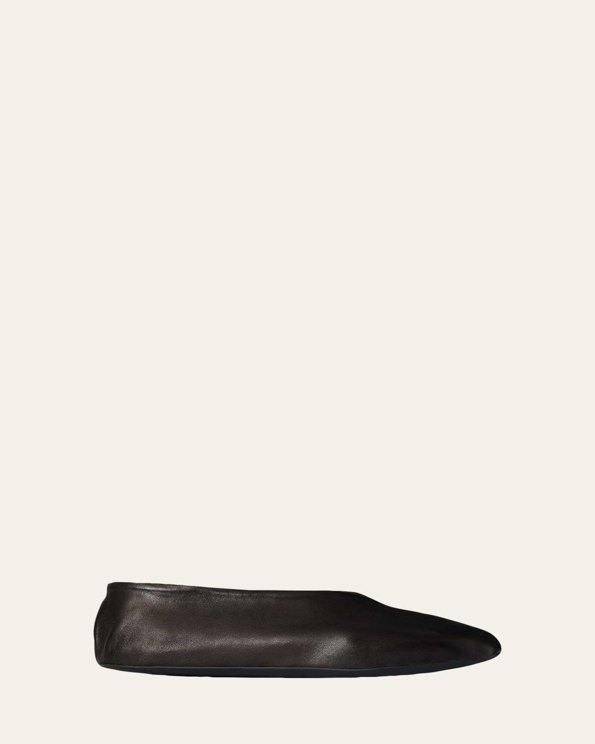 THE ROW Stella Leather Slippers