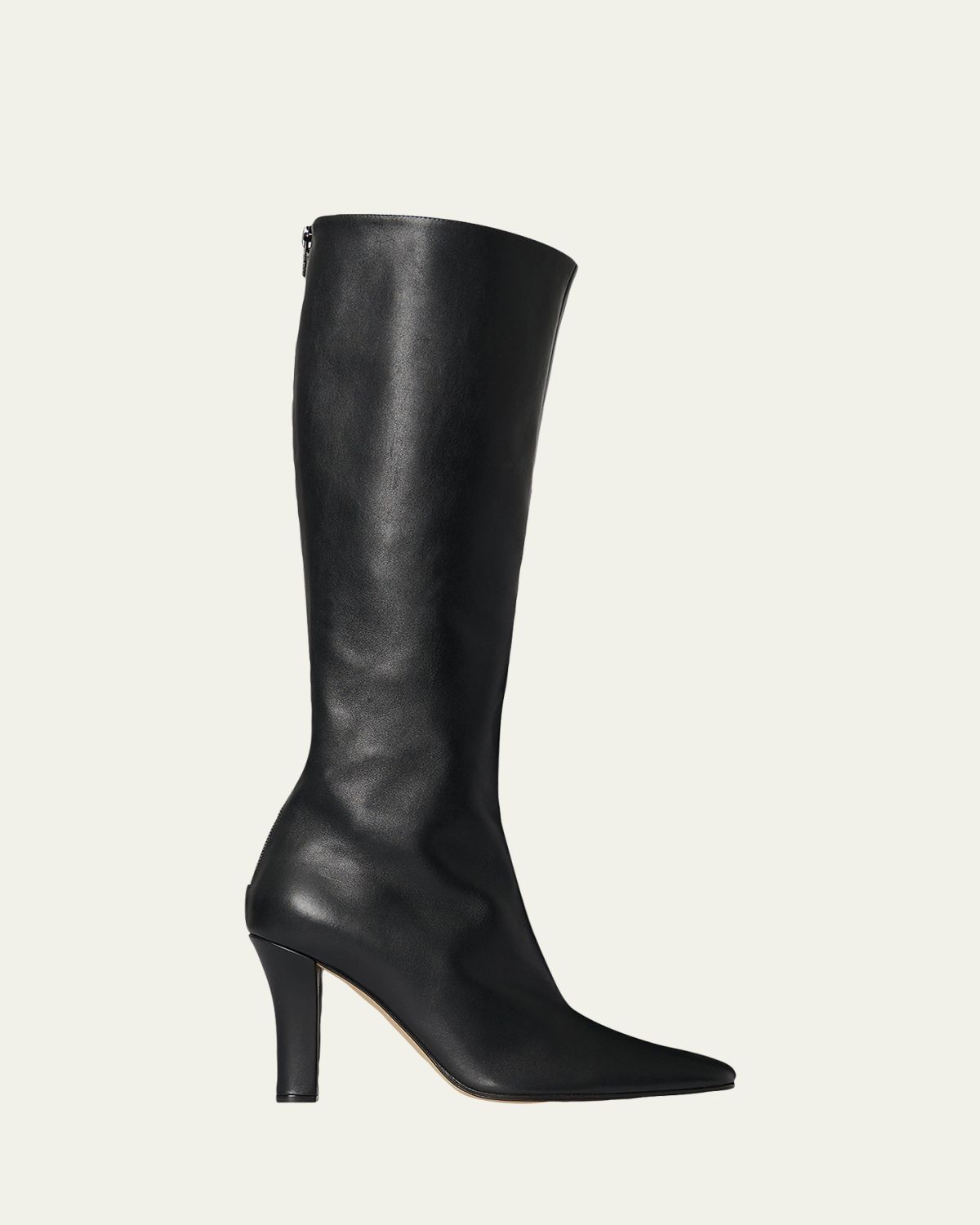 THE ROW 90mm Mona Leather Knee-High Boots
