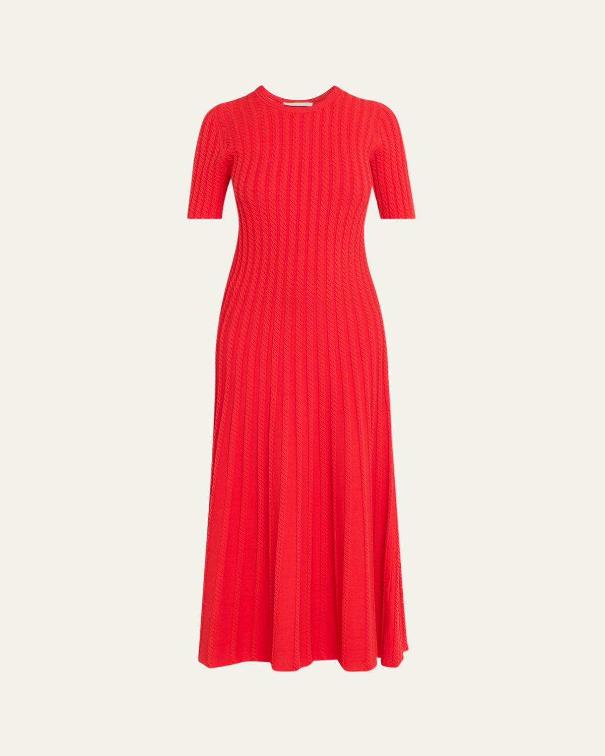 Jason Wu Collection Cable-Knit Midi Sweater Dress