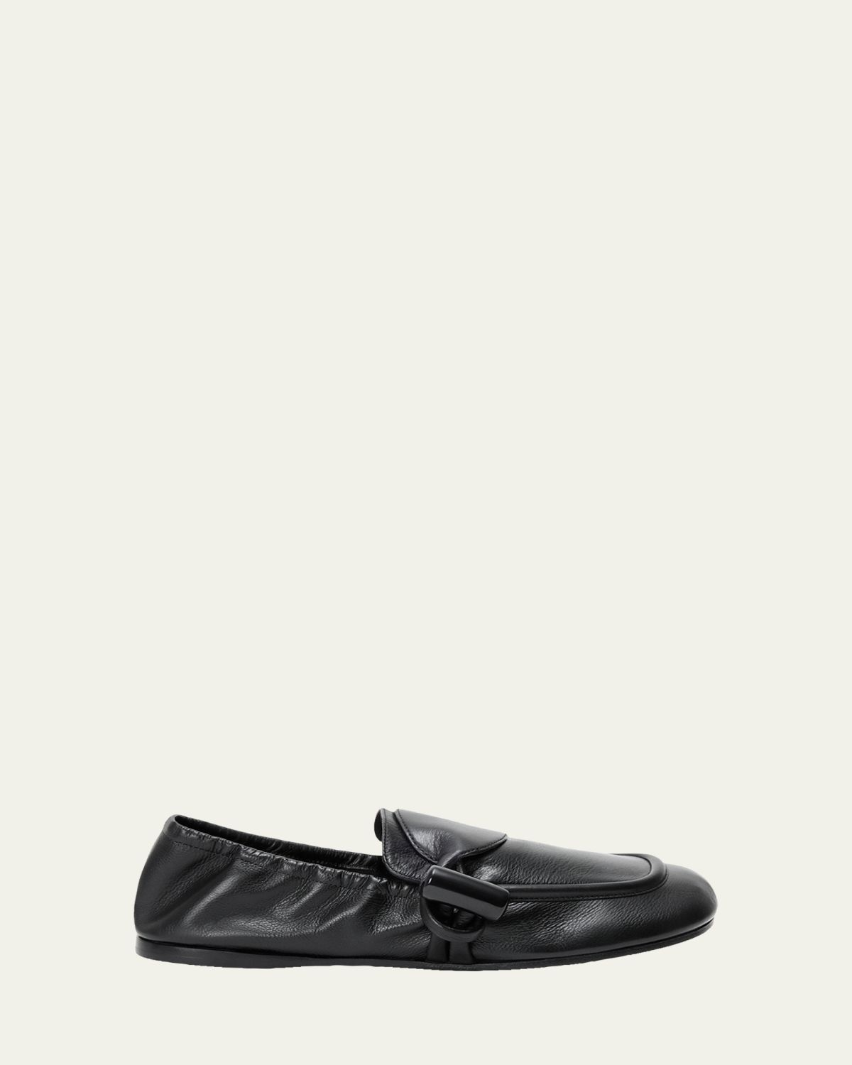 Loewe Toggle Leather Loafers