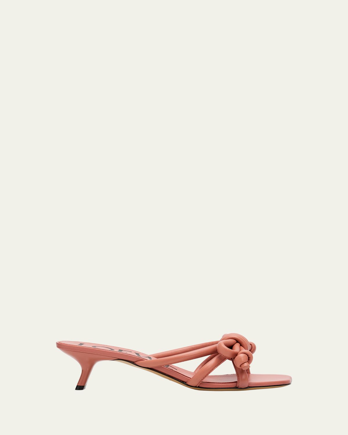 Loewe 45mm Flamenco Leather Knot Sandals