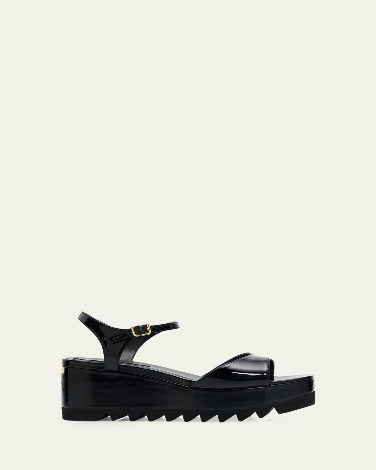 Stella McCartney 80mm Elyse Patent Platform Sandals