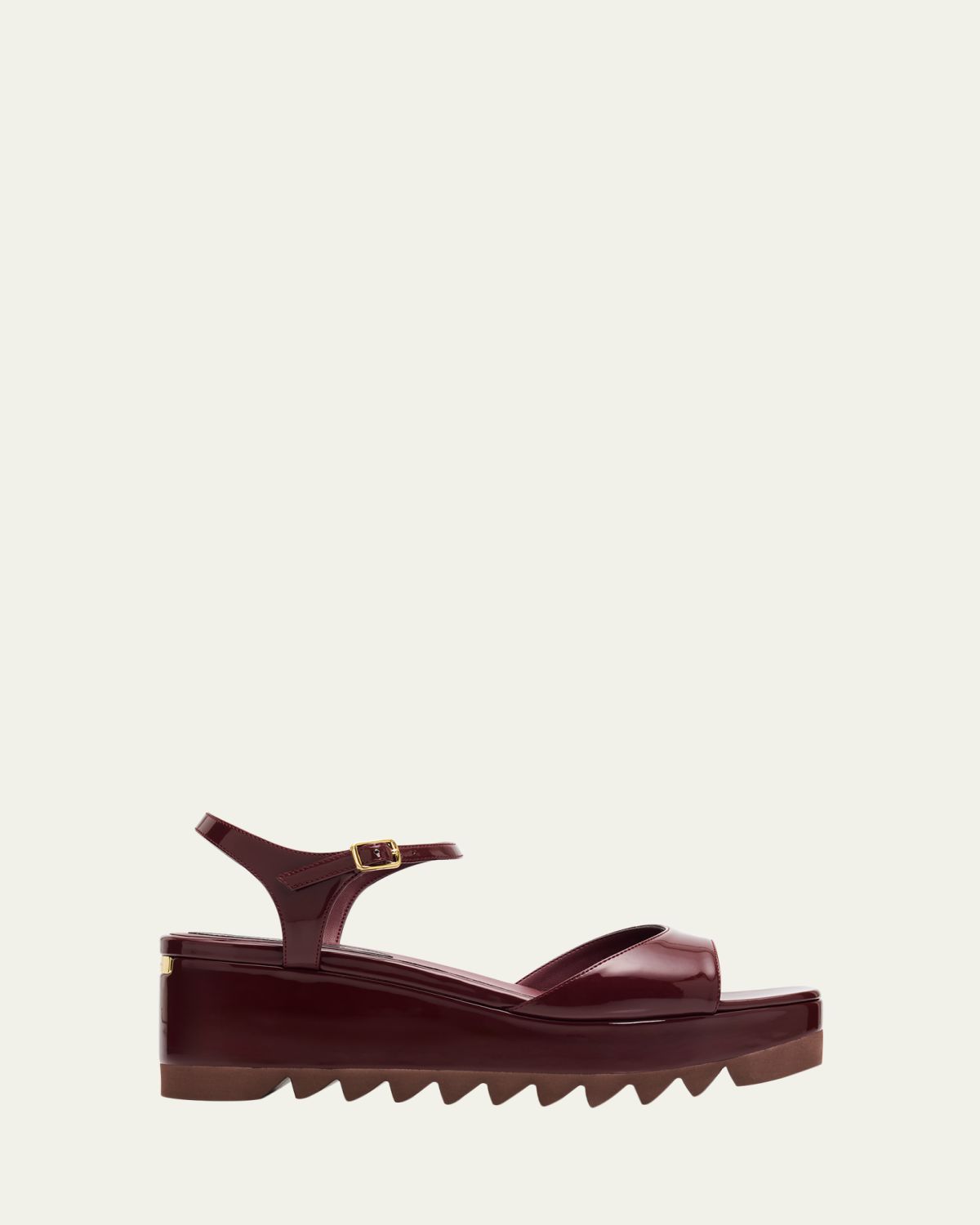 Stella McCartney 80mm Elyse Patent Platform Sandals