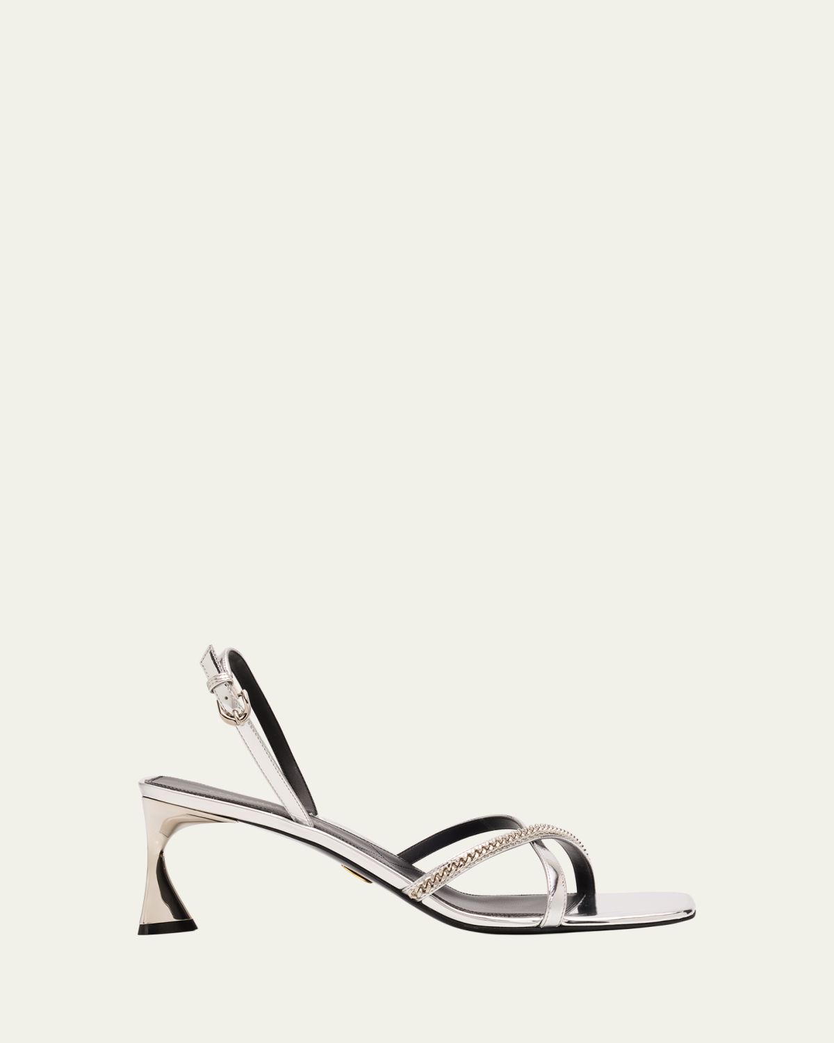 Stella McCartney 65mm Elsa Metallic Sandals