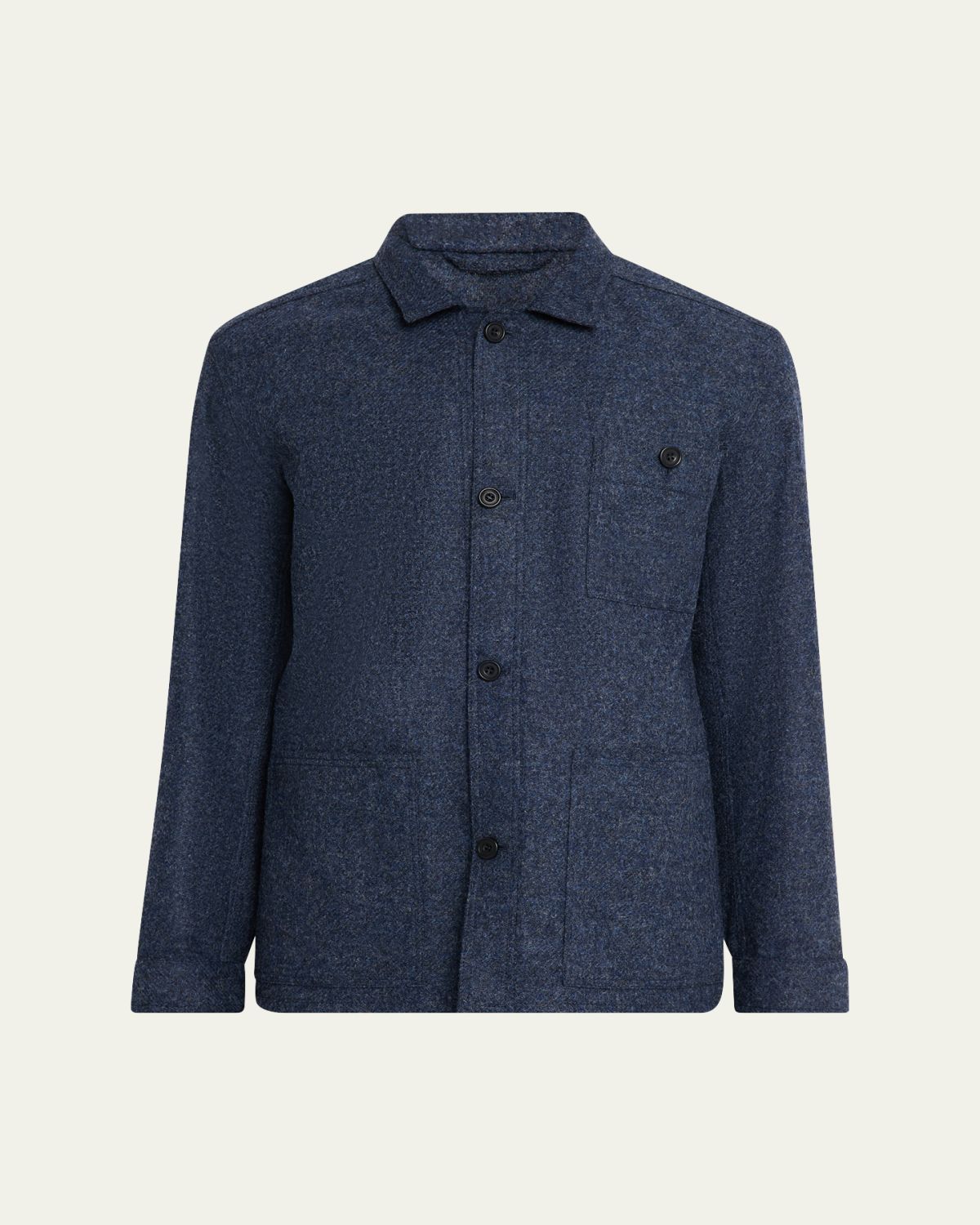 Anderson & Sheppard en 's Wool Patch-Pocket Shirt Jacket