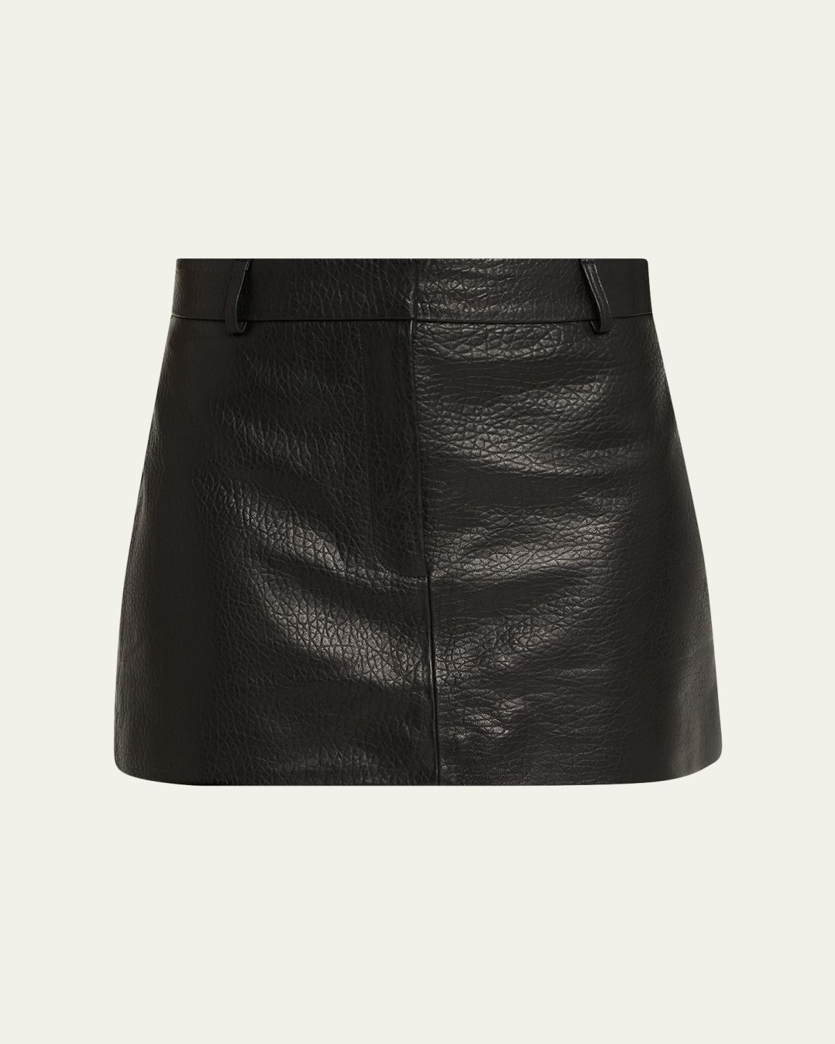 AEXAE Pebble Leather ini Skirt | Thumbnail 6