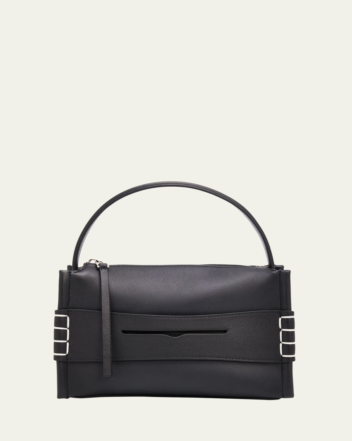 JW Anderson Small Loafer Leather Top-Handle Bag