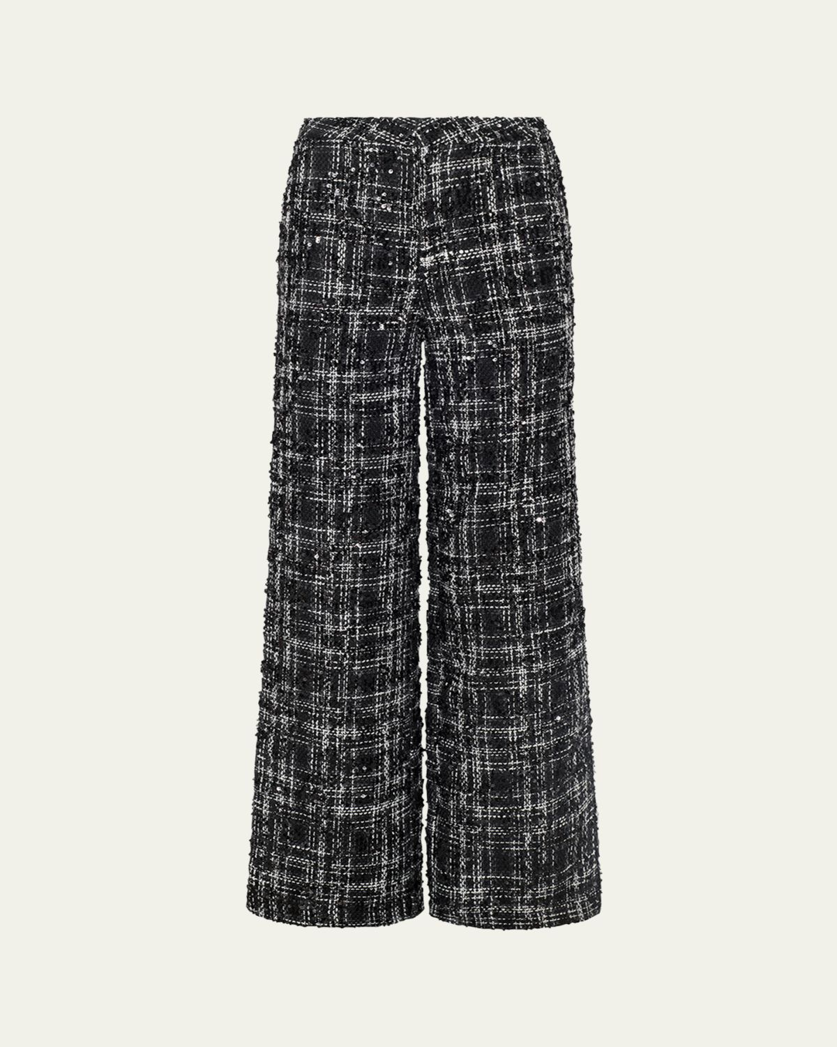 L 'Agence Livvy Sequined Tweed Trousers