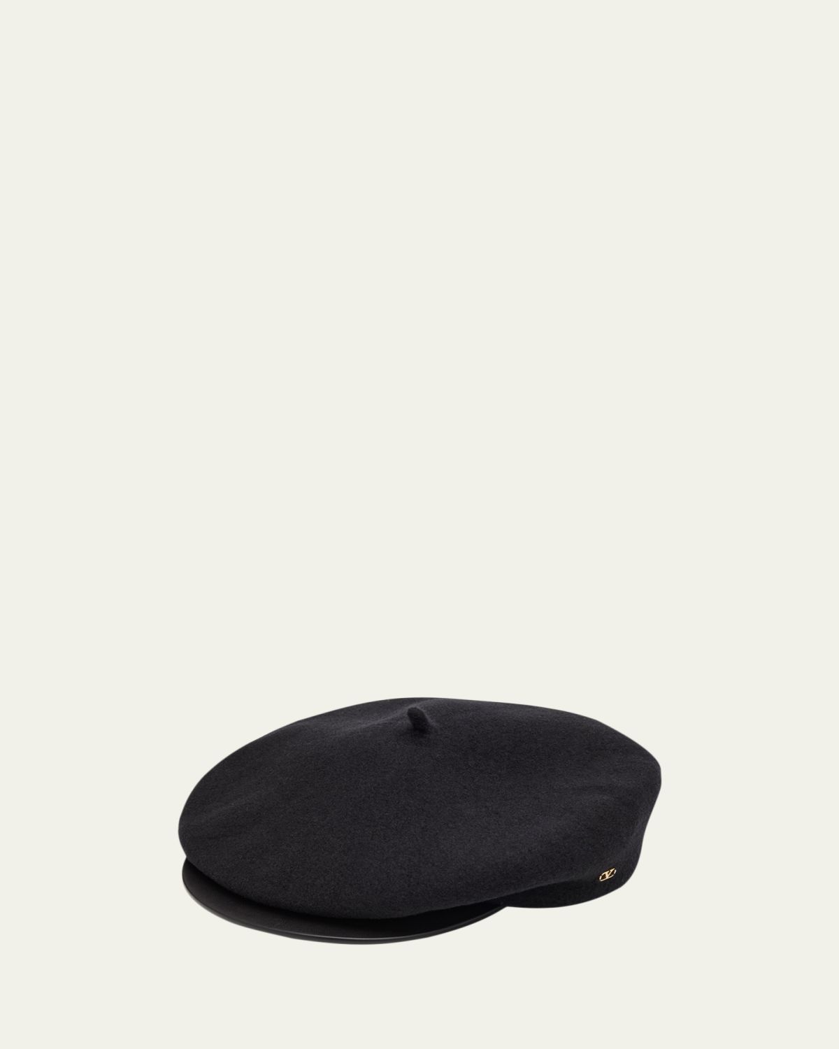Valentino Garavani Men's Wool Beret with VLogo