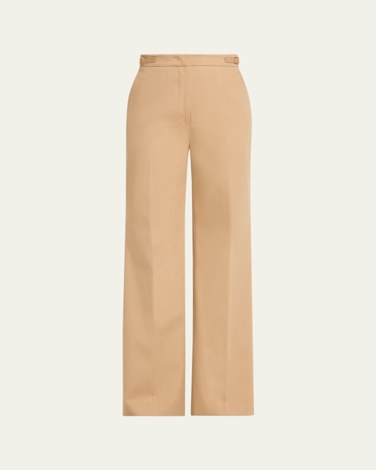Gabriela Hearst Vesta Cotton Twill Flare Pants