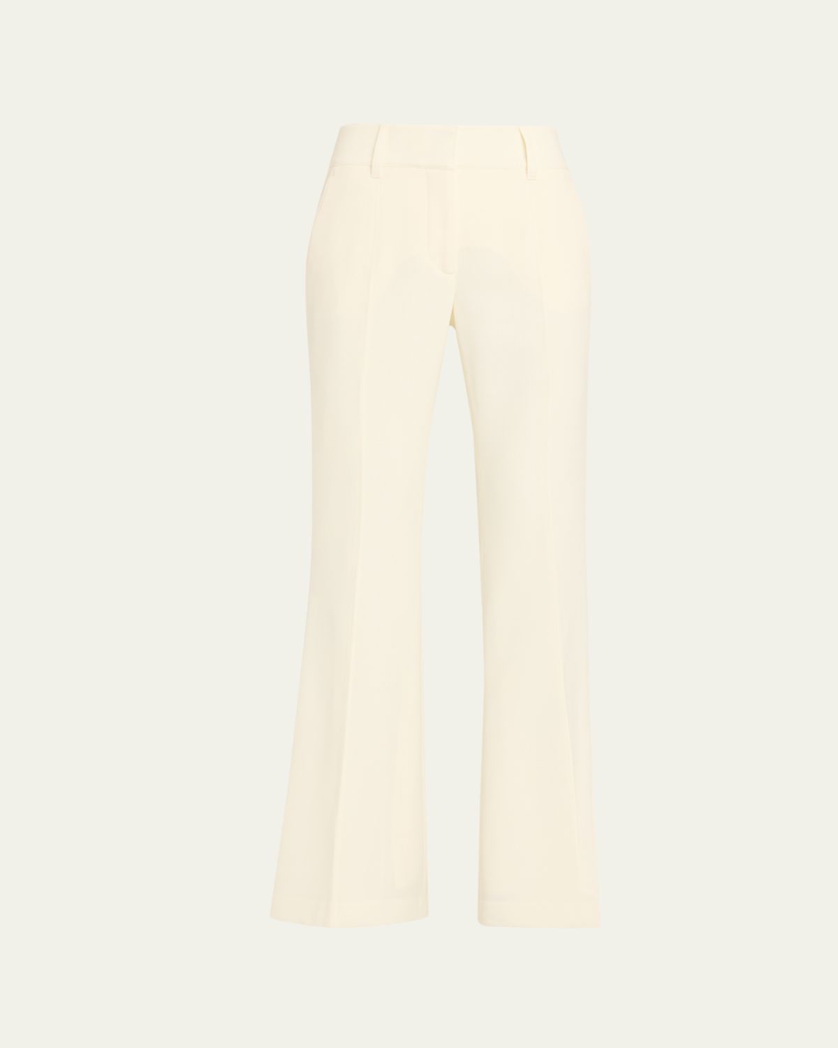 Gabriela Hearst Rhein Flare-Leg Virgin Wool Pants