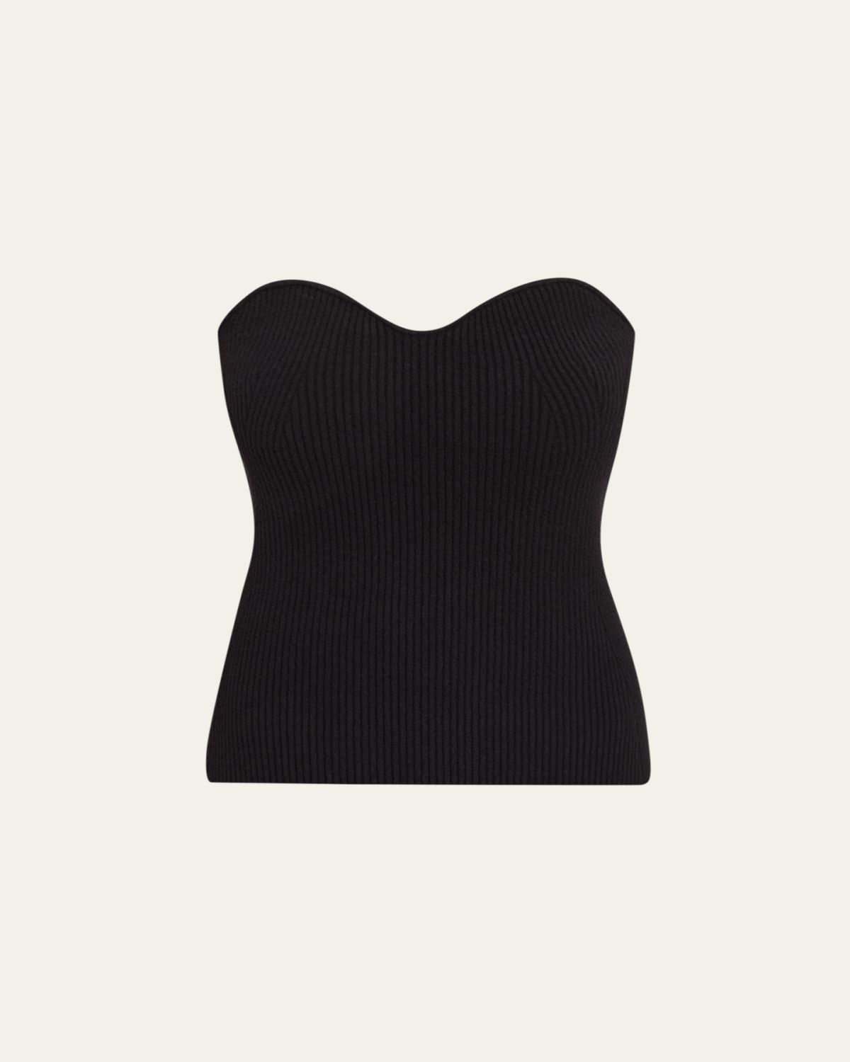 AEXAE Strapless Knit Top