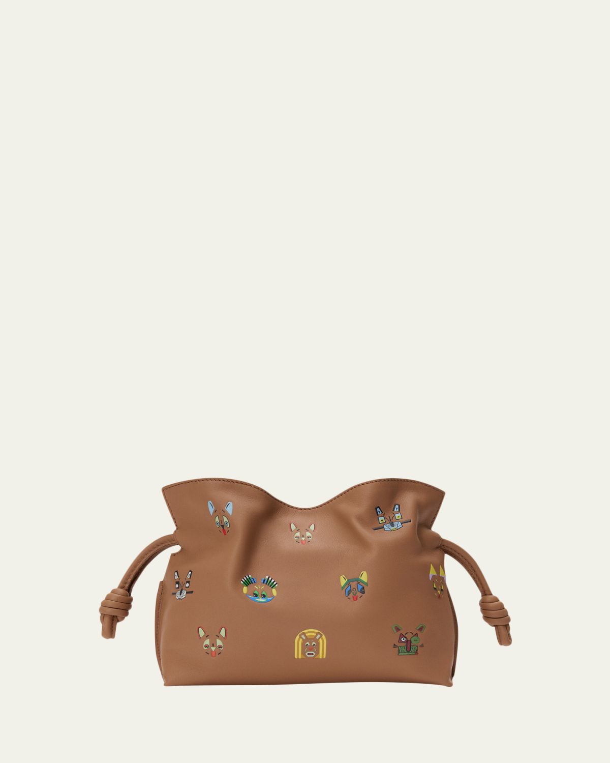 Loewe x Louis Wain Flamenco Clutch Bag in Leather