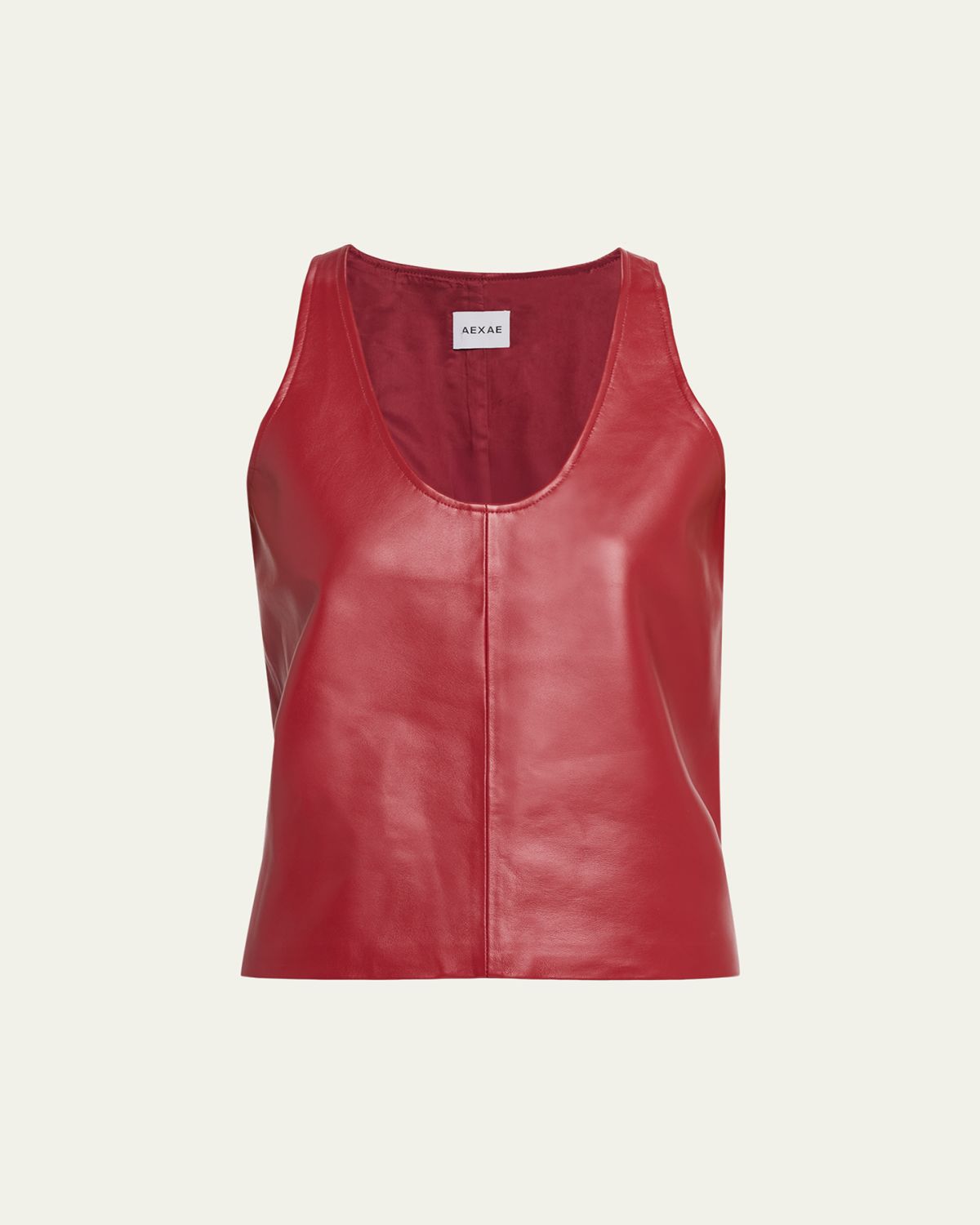 AEXAE Leather Tank Top