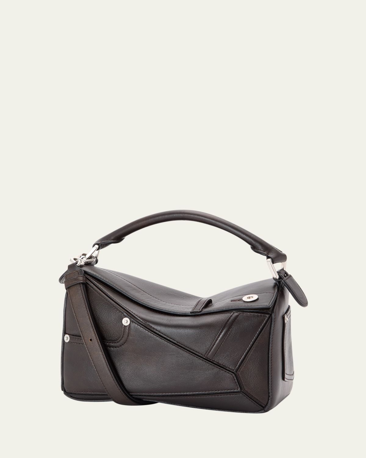 Loewe Puzzle Small Top-Handle Bag in Leather